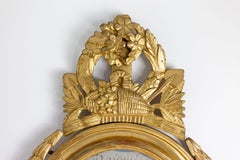 Louis XVI Barometer in Giltwood, End of the 18th Century