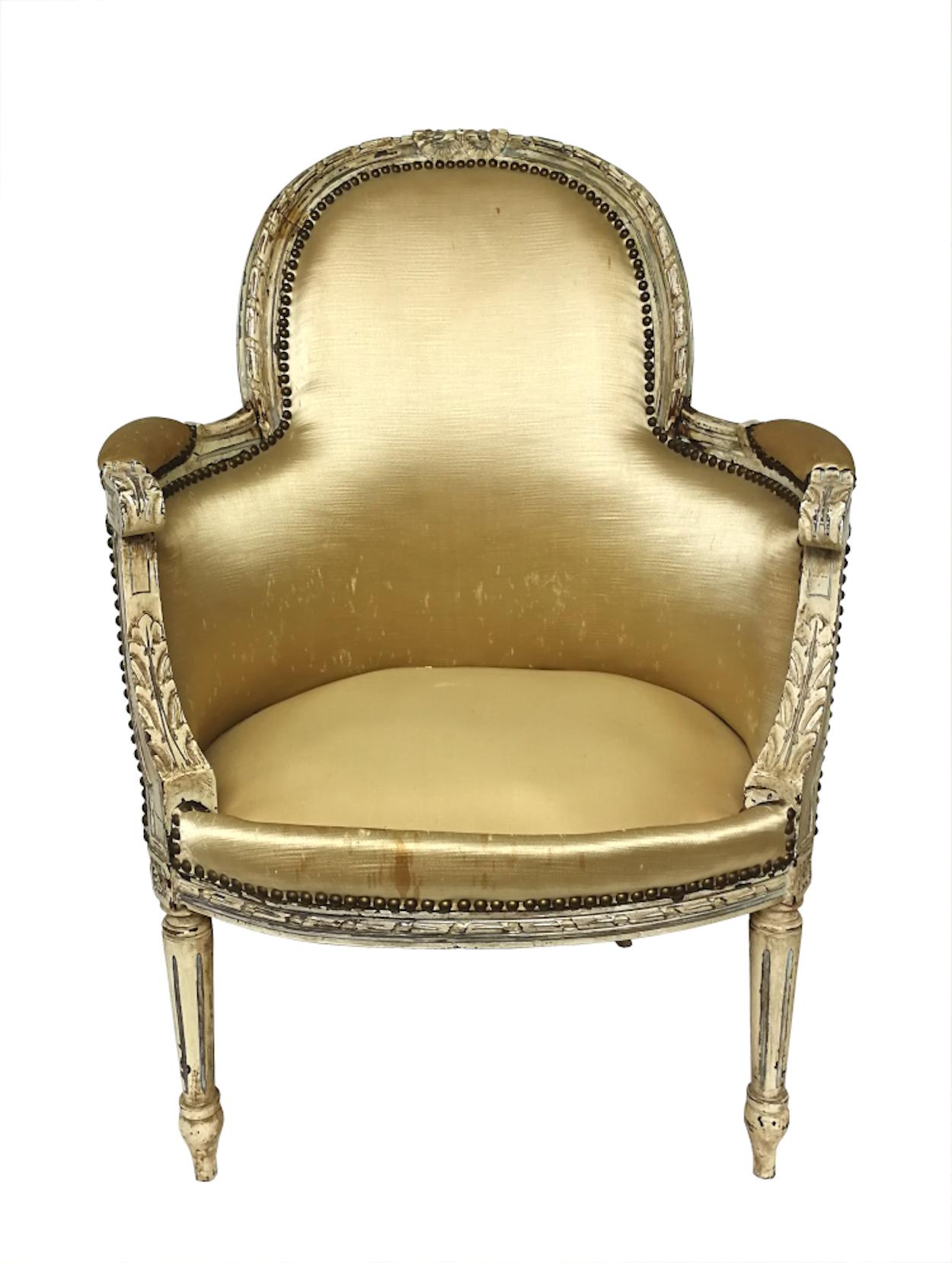 Schöner kleiner Louis XVI-Sessel 