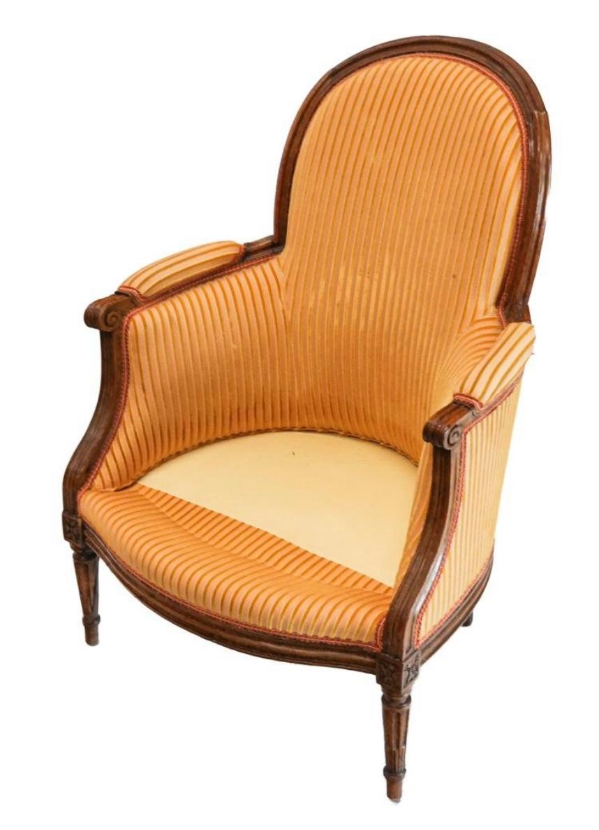 French Louis XVI Bergere, C. 1790 For Sale