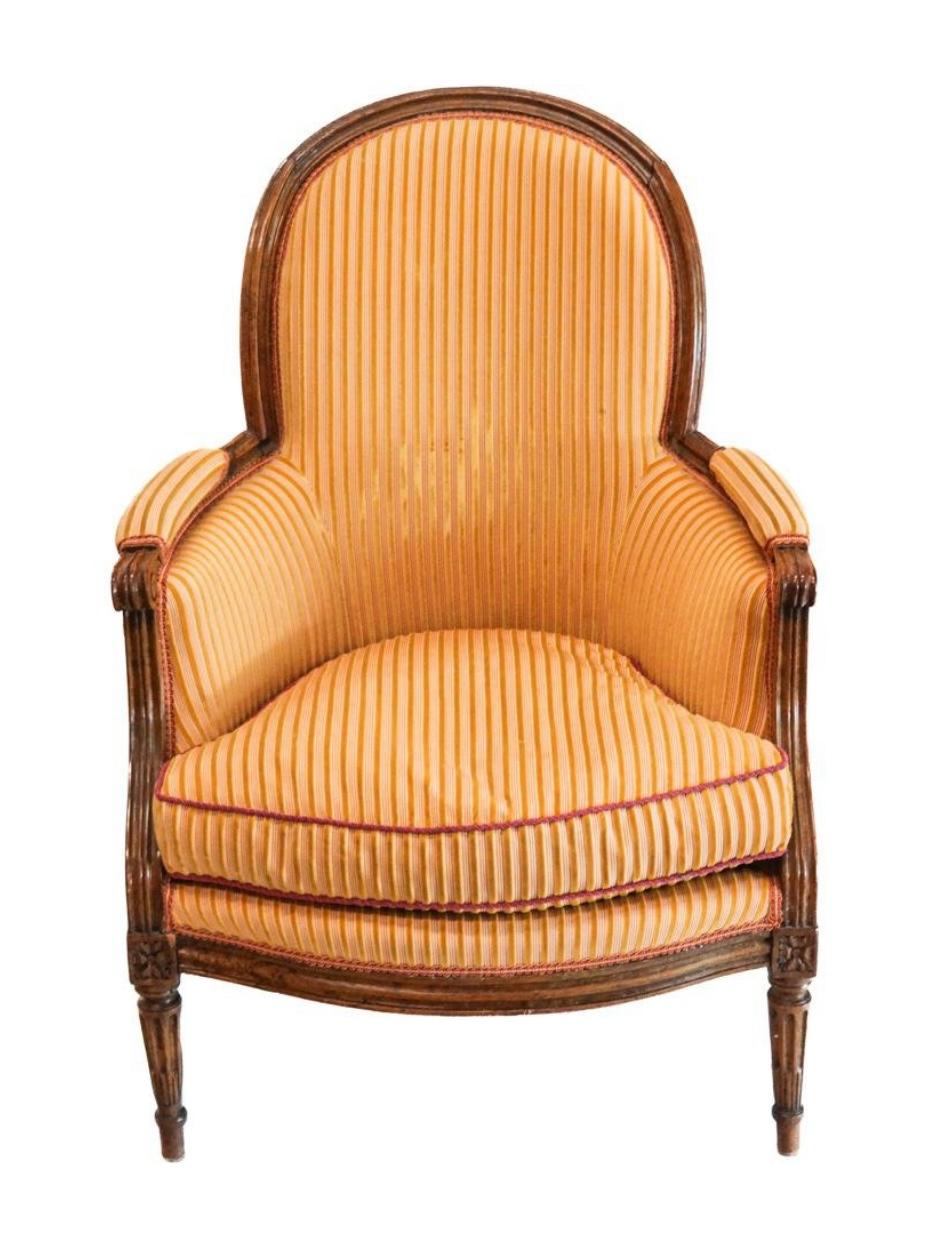 18th Century and Earlier Louis XVI Bergere, C. 1790 For Sale