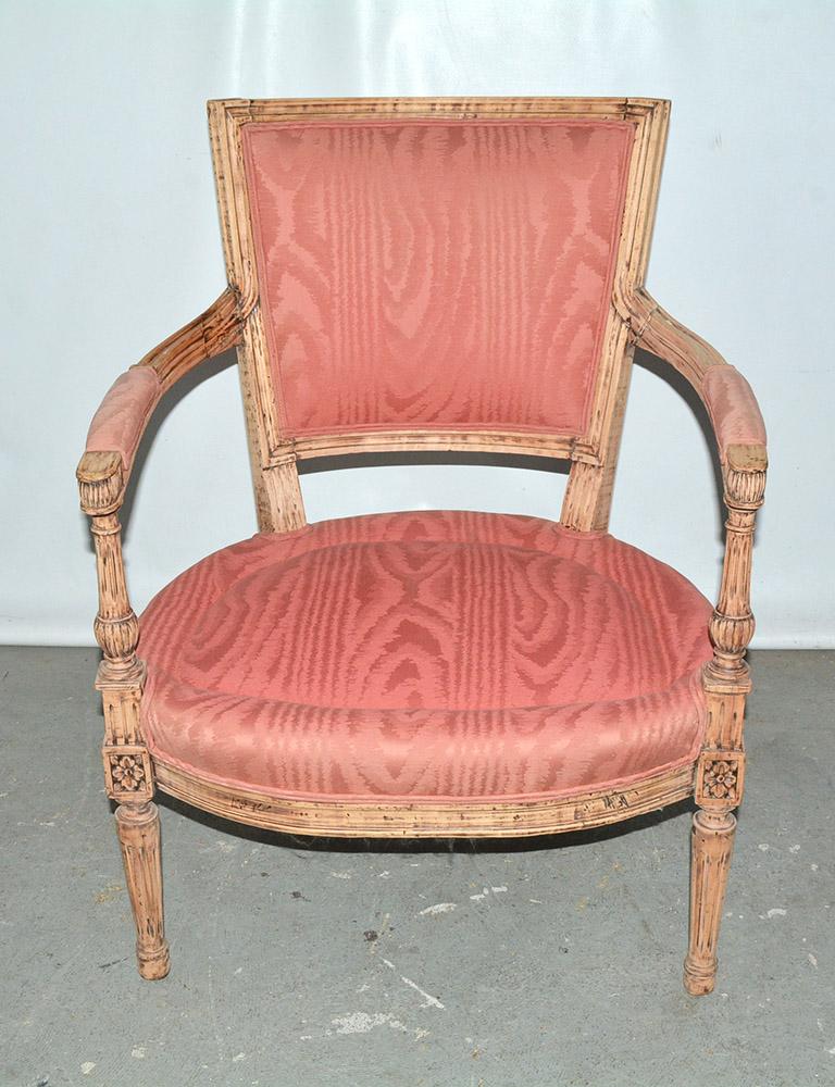 19th Century Louis XVI Bergère For Sale