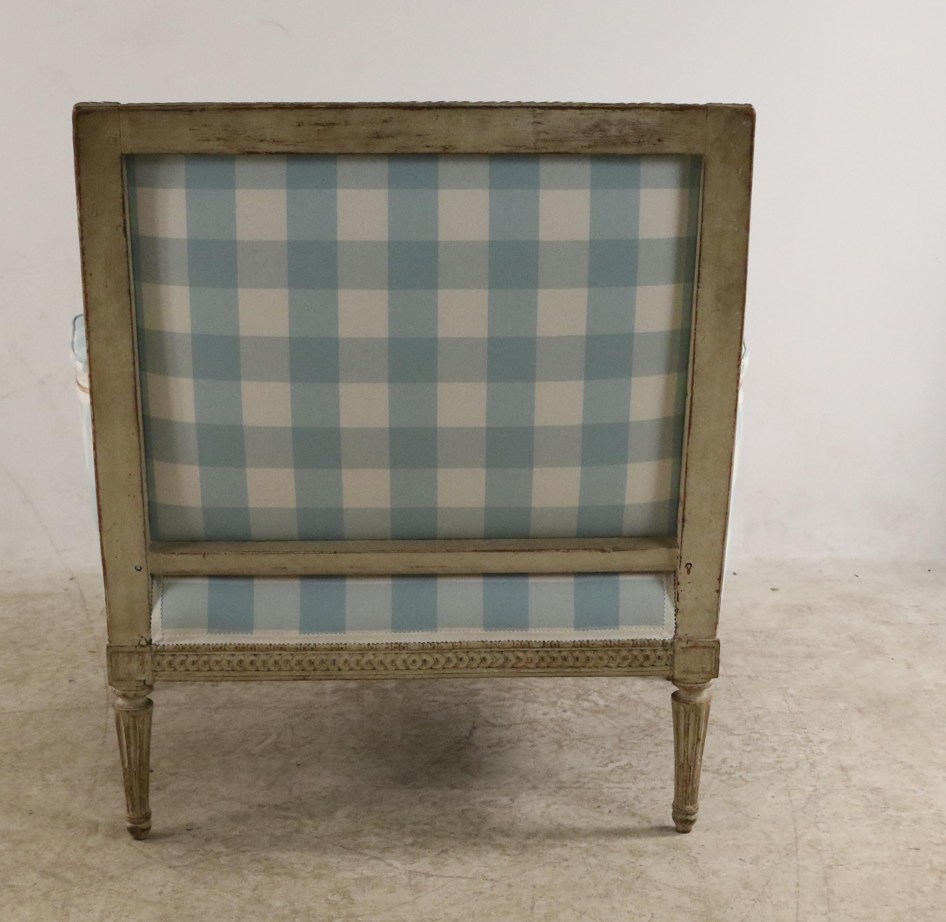 gingham chairs