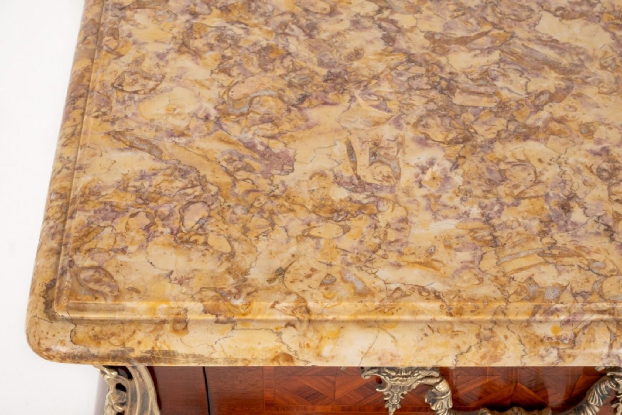 Commode Luigi XVI Bombe Antique French Cassettiera 1900 in vendita 5