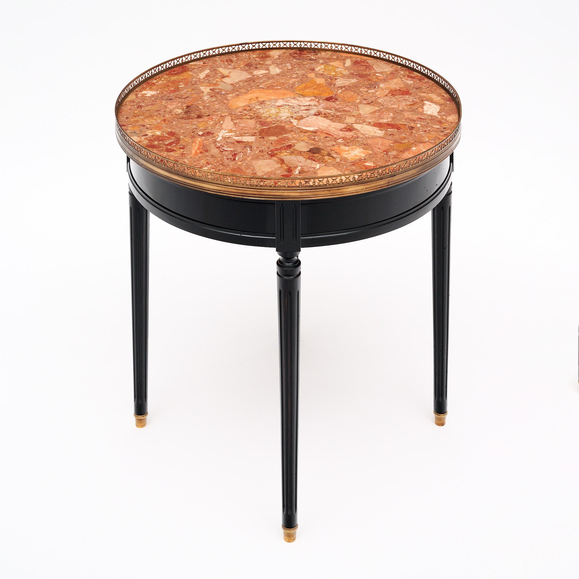 Français Table bouillotte française Louis XVI en vente