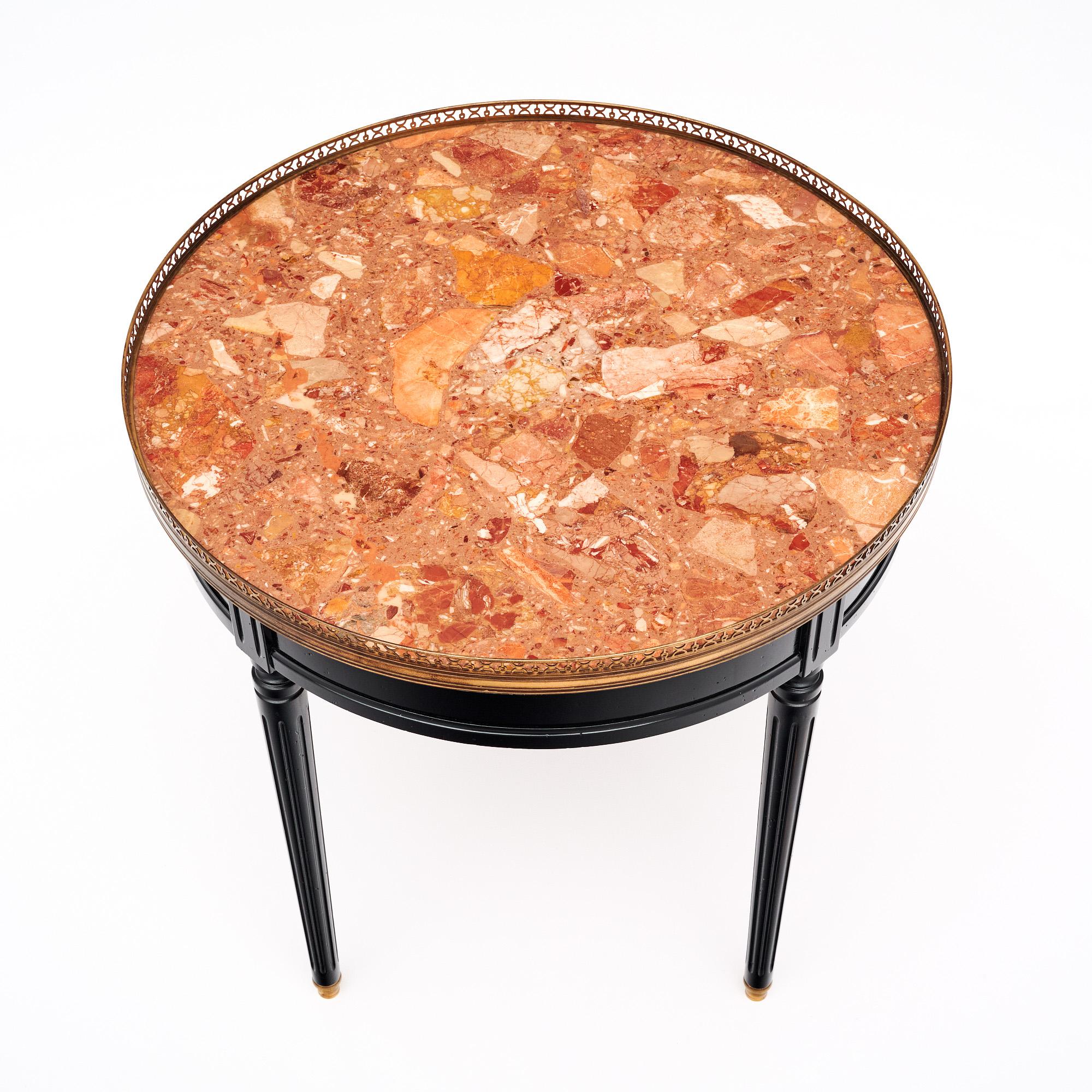 Laiton Table bouillotte française Louis XVI en vente