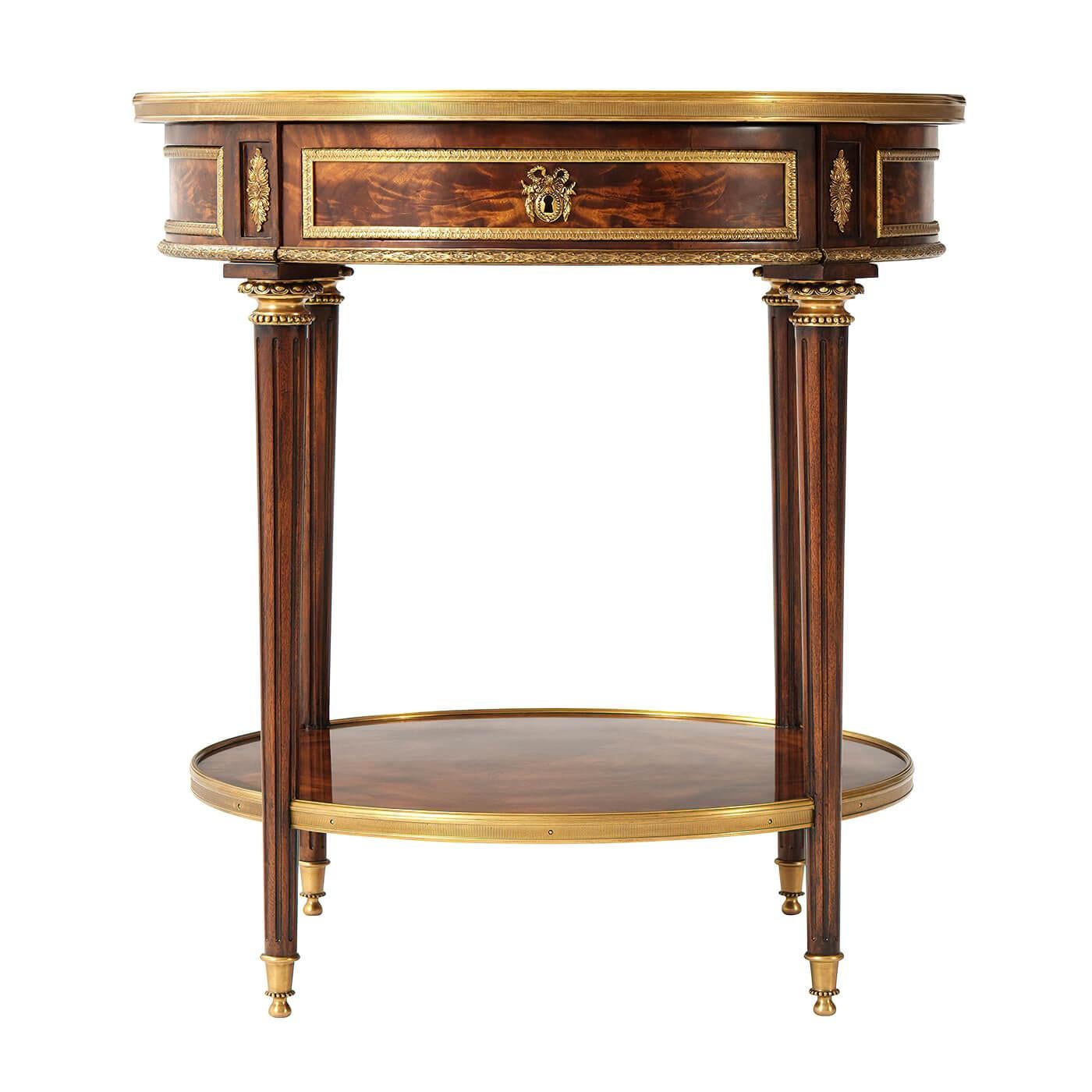 Vietnamese Louis XVI Bouillotte Lamp Table For Sale