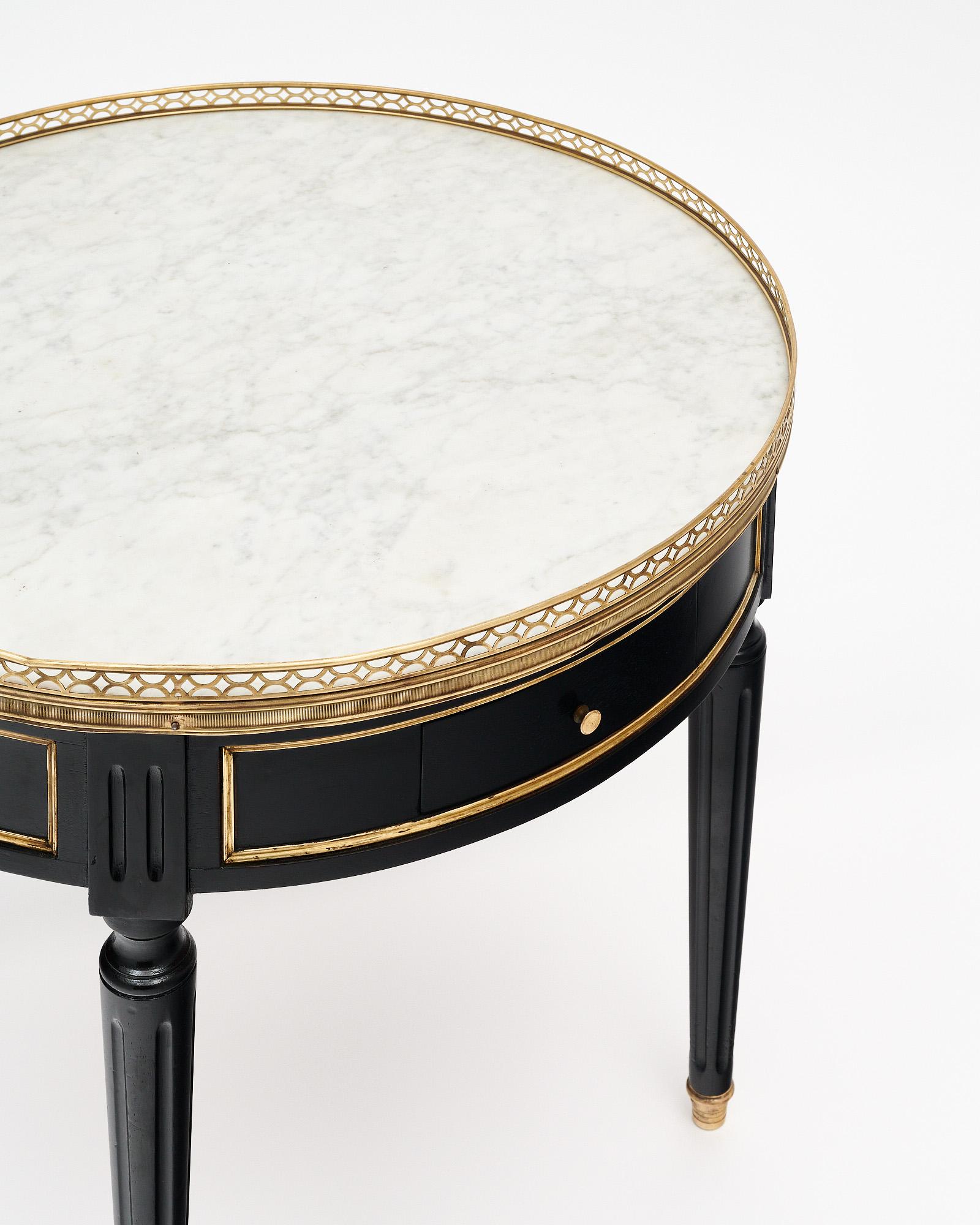 French Louis XVI “Bouillotte” Side Table For Sale