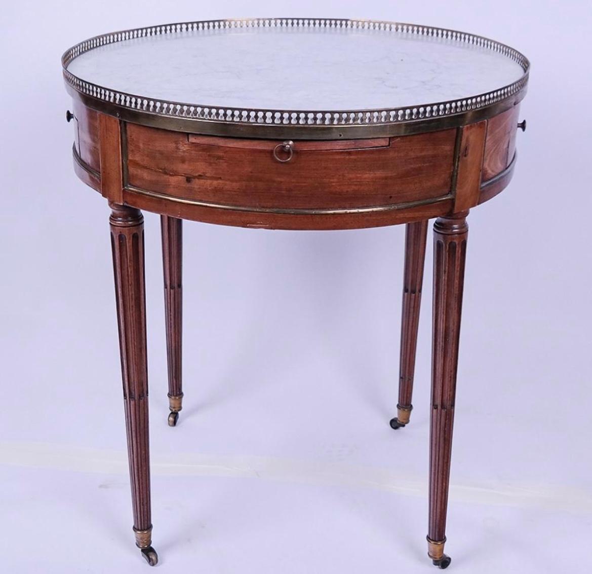 Louis XVI Bouillotte Table, C. 1790 In Good Condition In Doylestown, PA