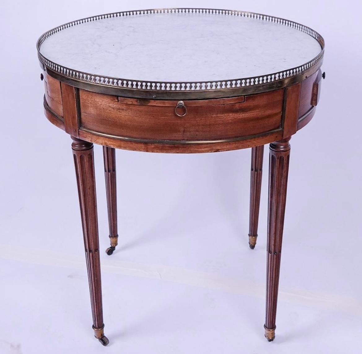 18th Century and Earlier Louis XVI Bouillotte Table, C. 1790