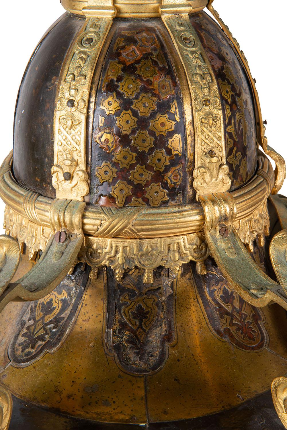 Louis XVI Boulle mantel clock, 19th Century. For Sale 8