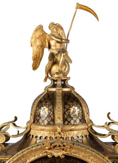 Louis XVI Boulle mantel clock, 19th Century.