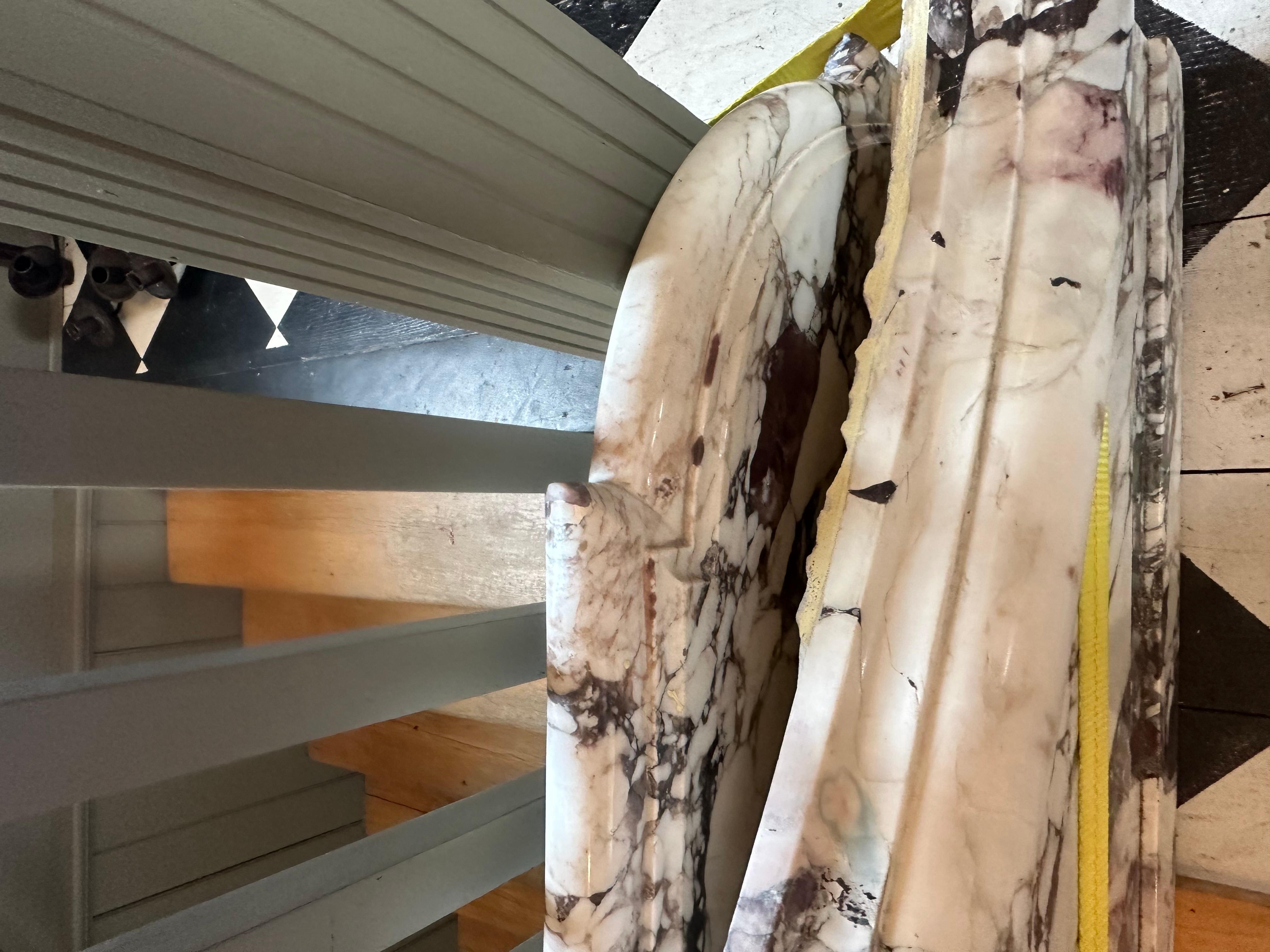 Louis XVI Breche Violette Marble Console For Sale 1