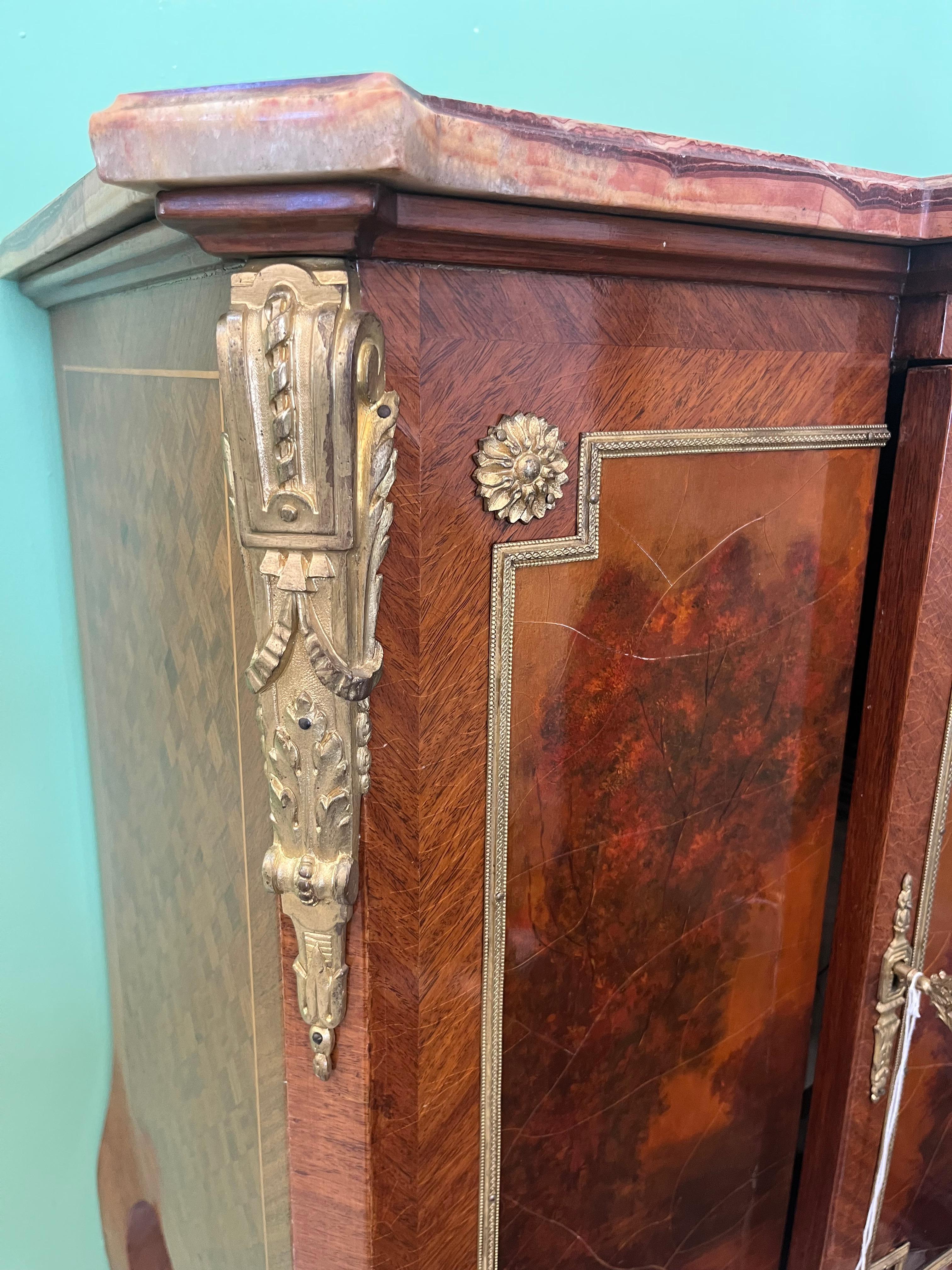 French Louis XVI Cabinet by Henry Dasson For Sale