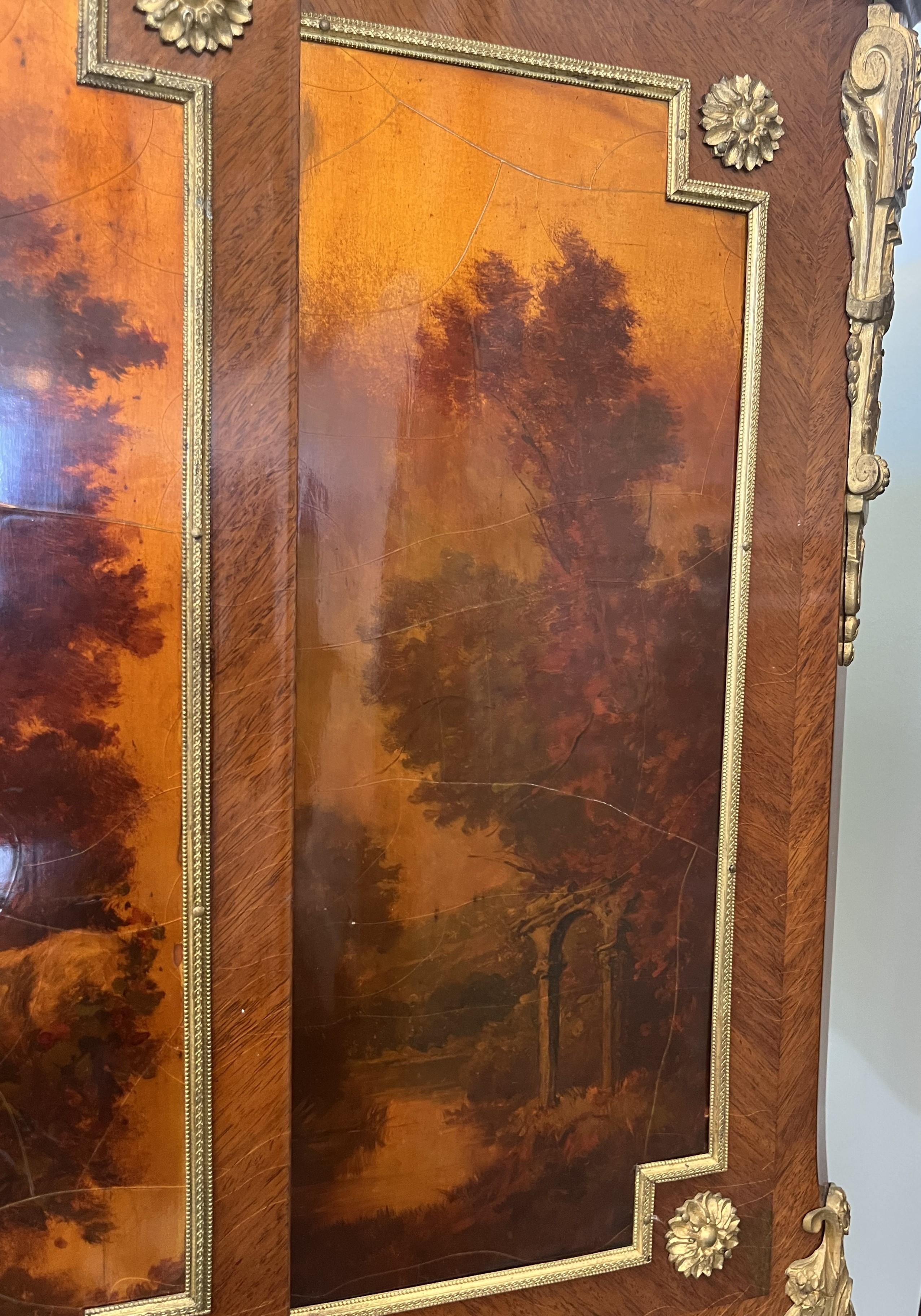 19th Century Louis XVI Cabinet by Henry Dasson For Sale