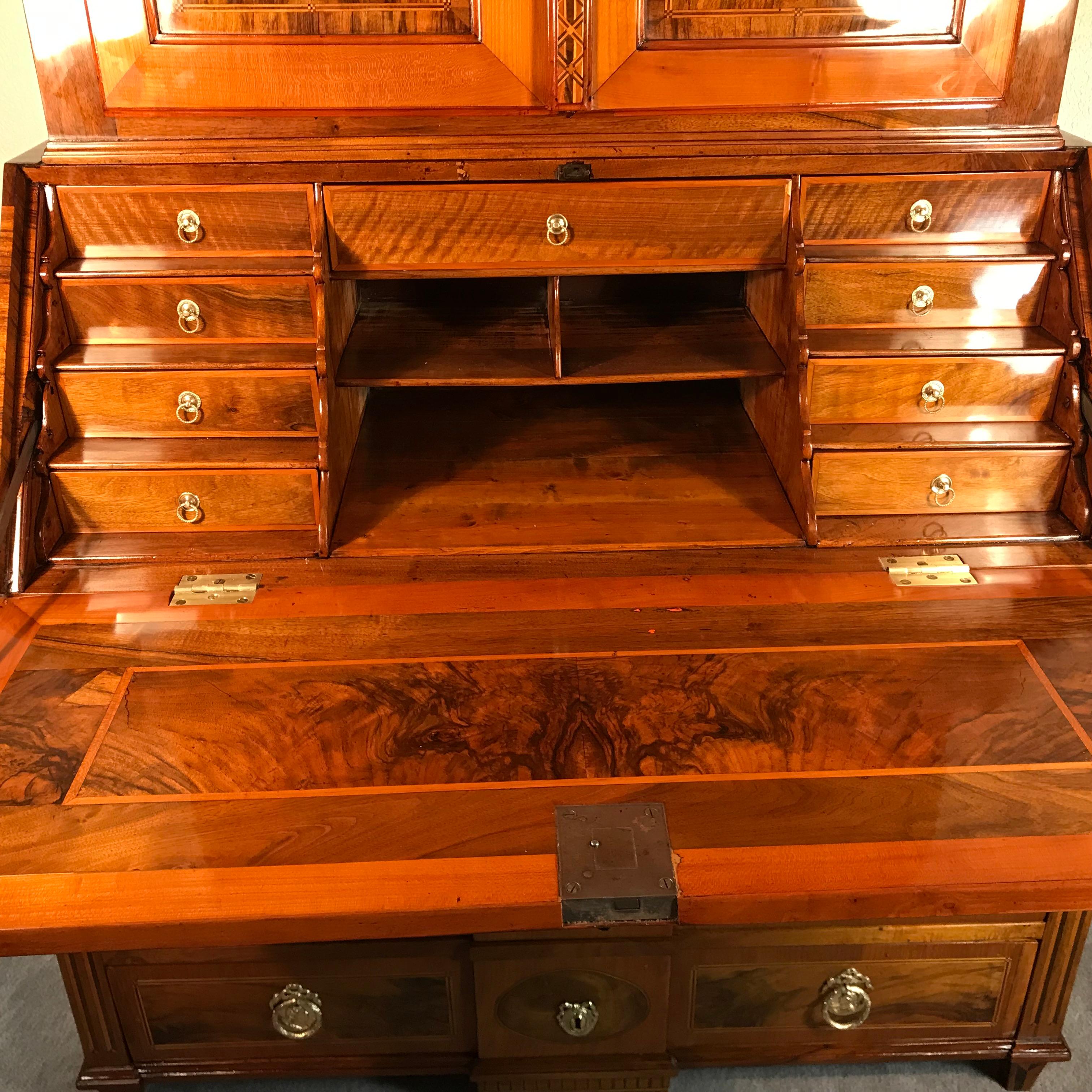 Louis XVI Cabinet with Secretaire, South Germany 1780 For Sale 11