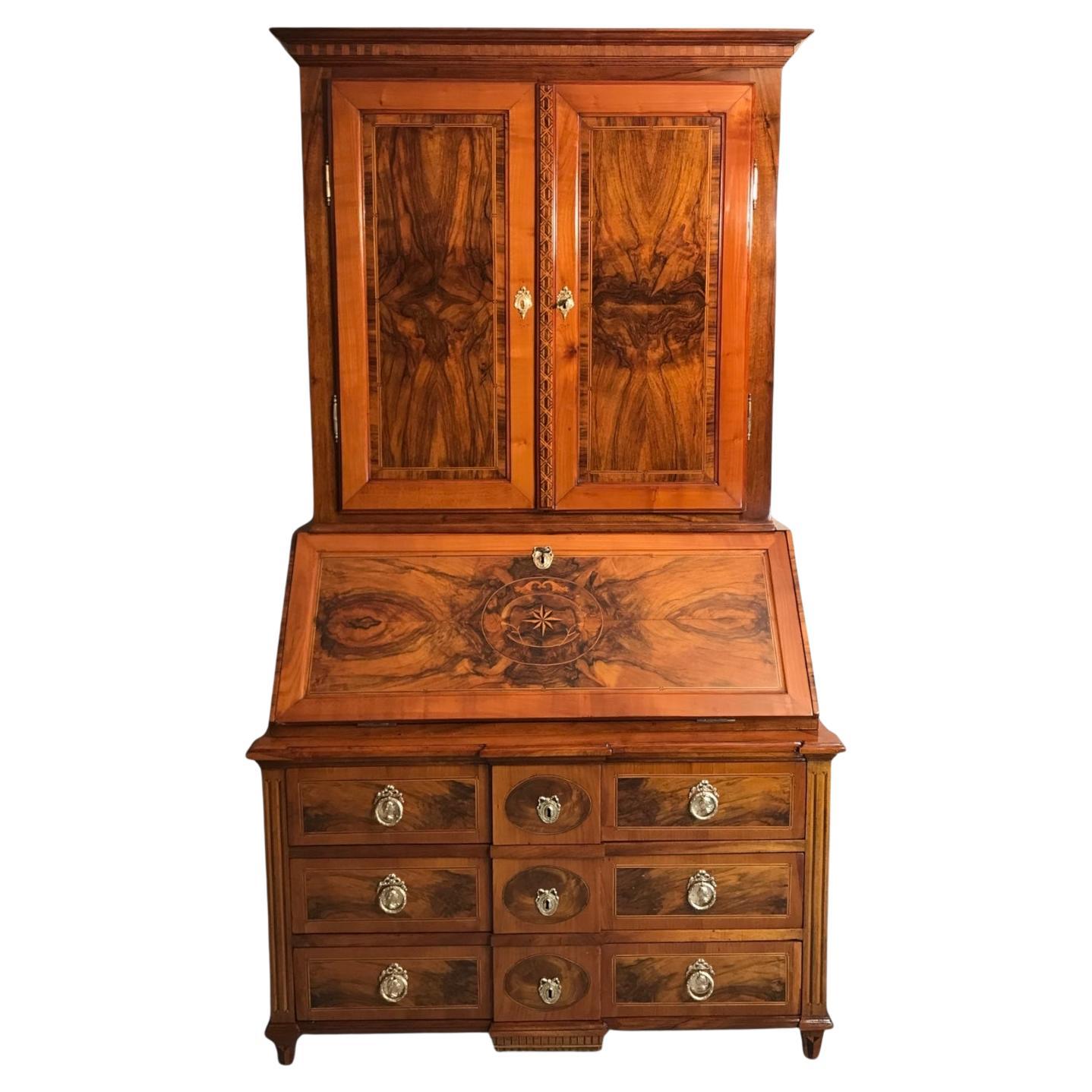 Louis XVI Cabinet with Secretaire, South Germany 1780 For Sale