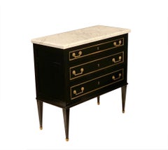 Louis XVI Carrara Topped Chest