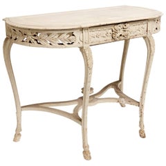 Louis XVI Center Drawer Table