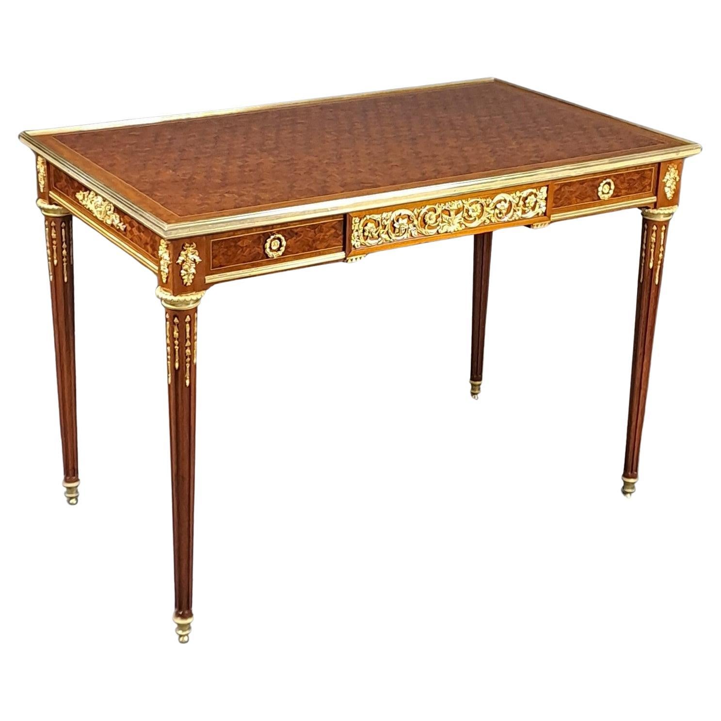 Louis XVI Center Table After Jean-henri Riesener For Sale