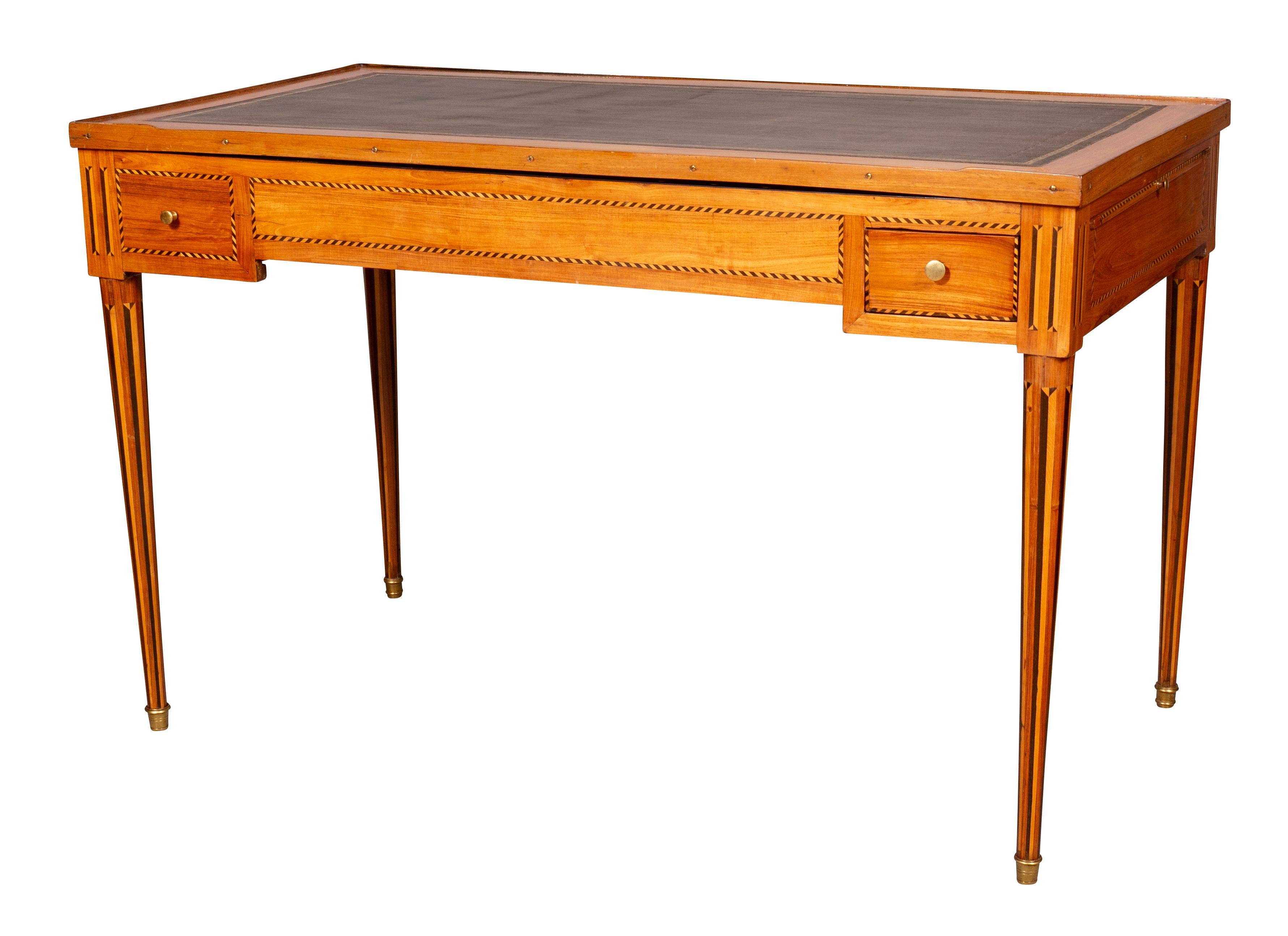 Louis XVI Cherrywood Tric Trac Table For Sale 4
