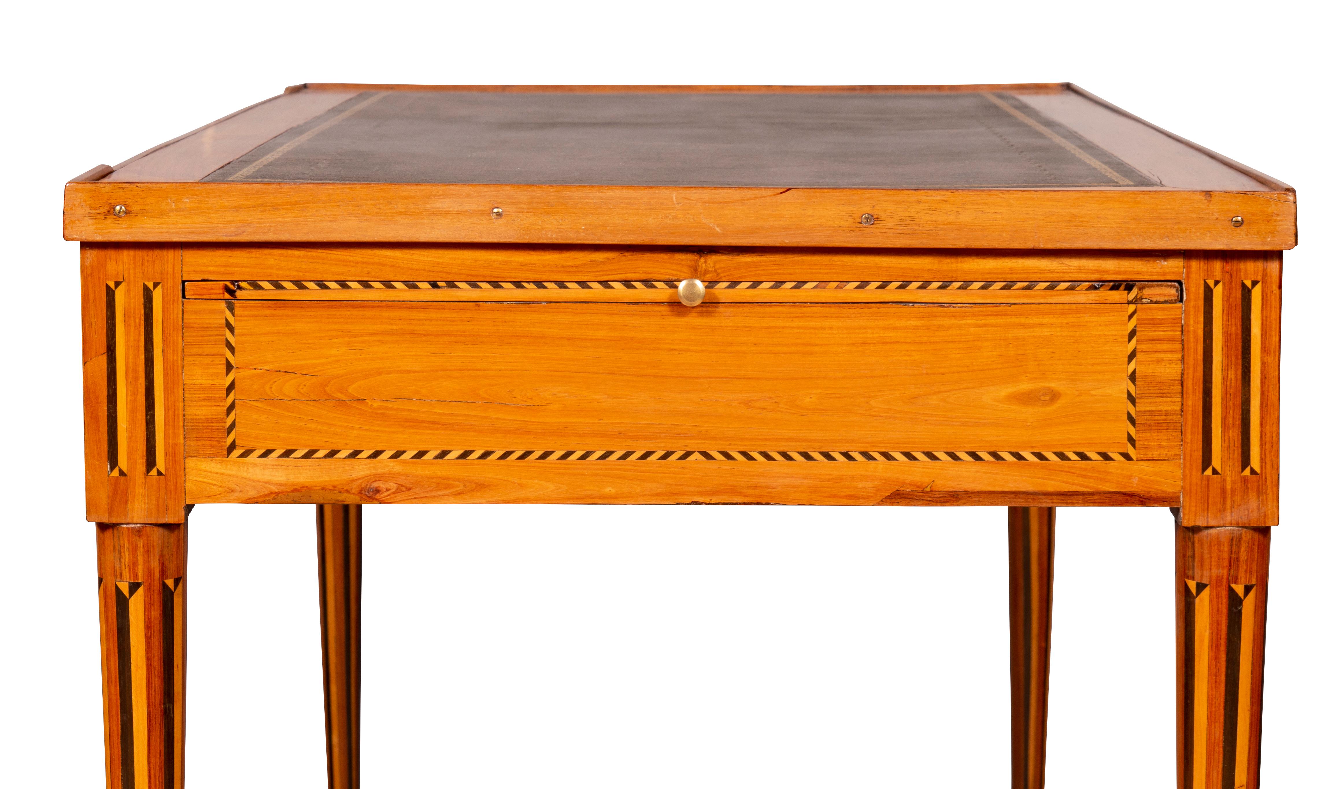 Louis XVI Cherrywood Tric Trac Table For Sale 2