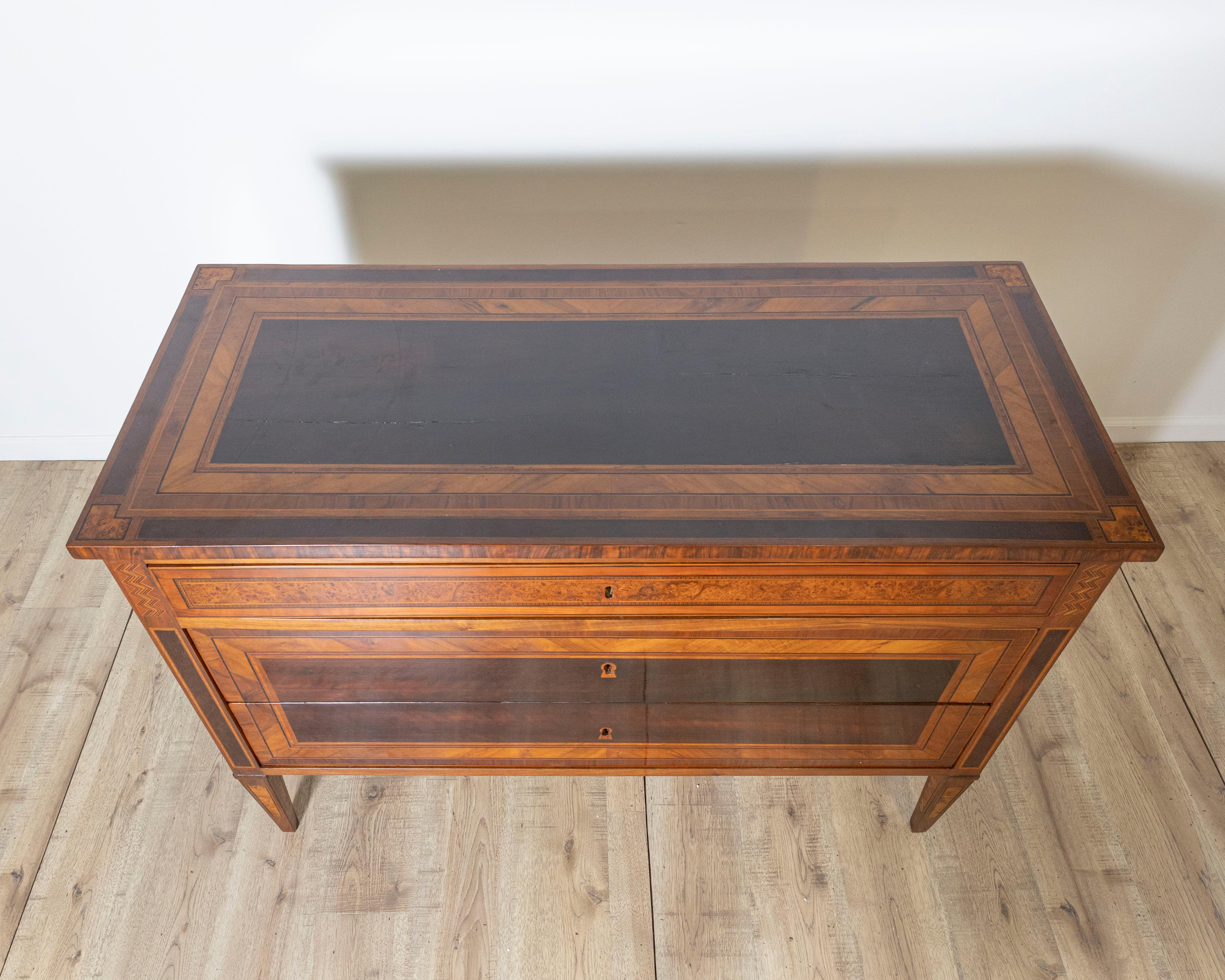 Louis XVI chest of drawers from Bologna For Sale 4