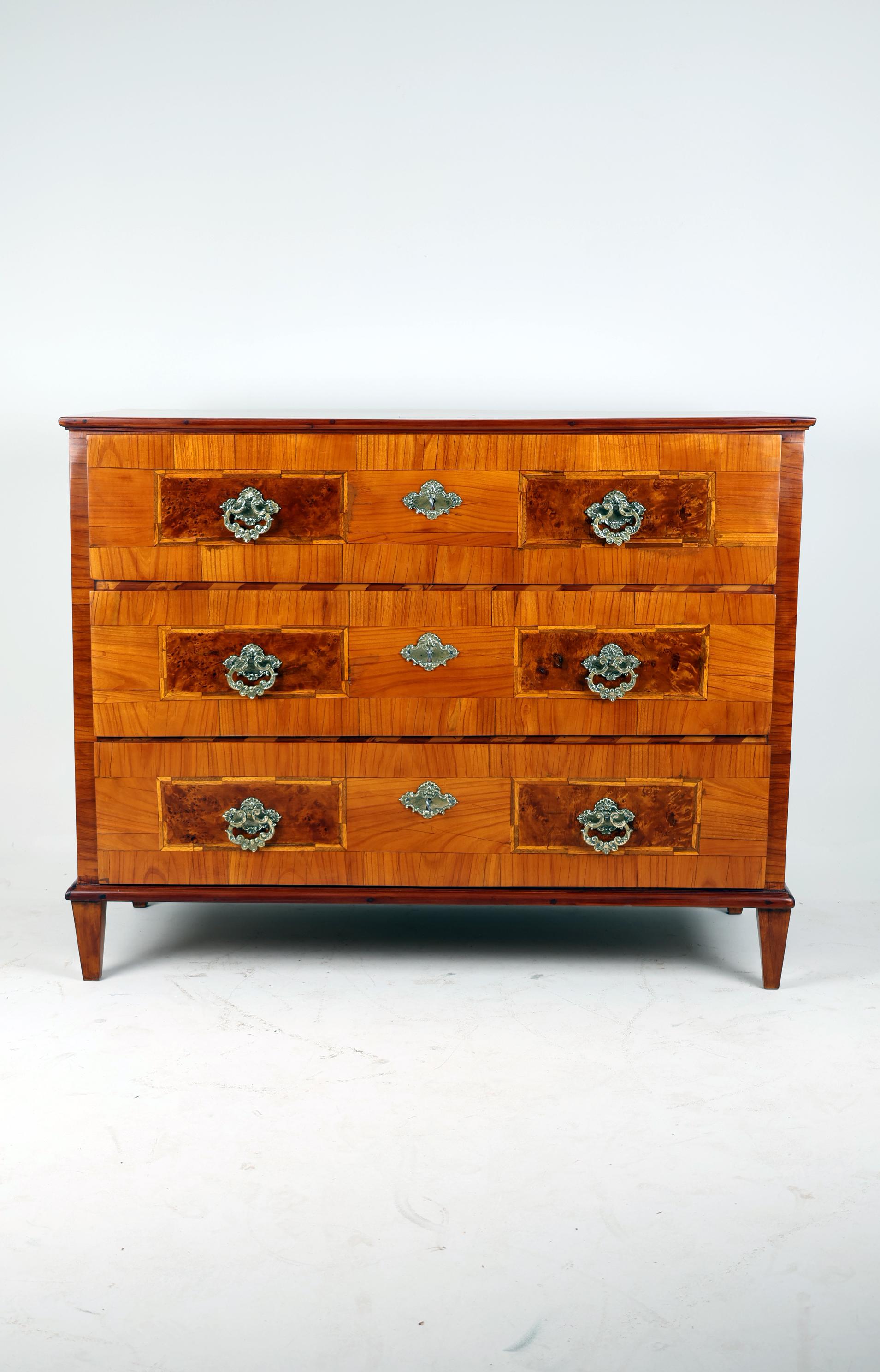 Louis XVI Chest of drawers from early 19th century , Cherry wood For Sale 5