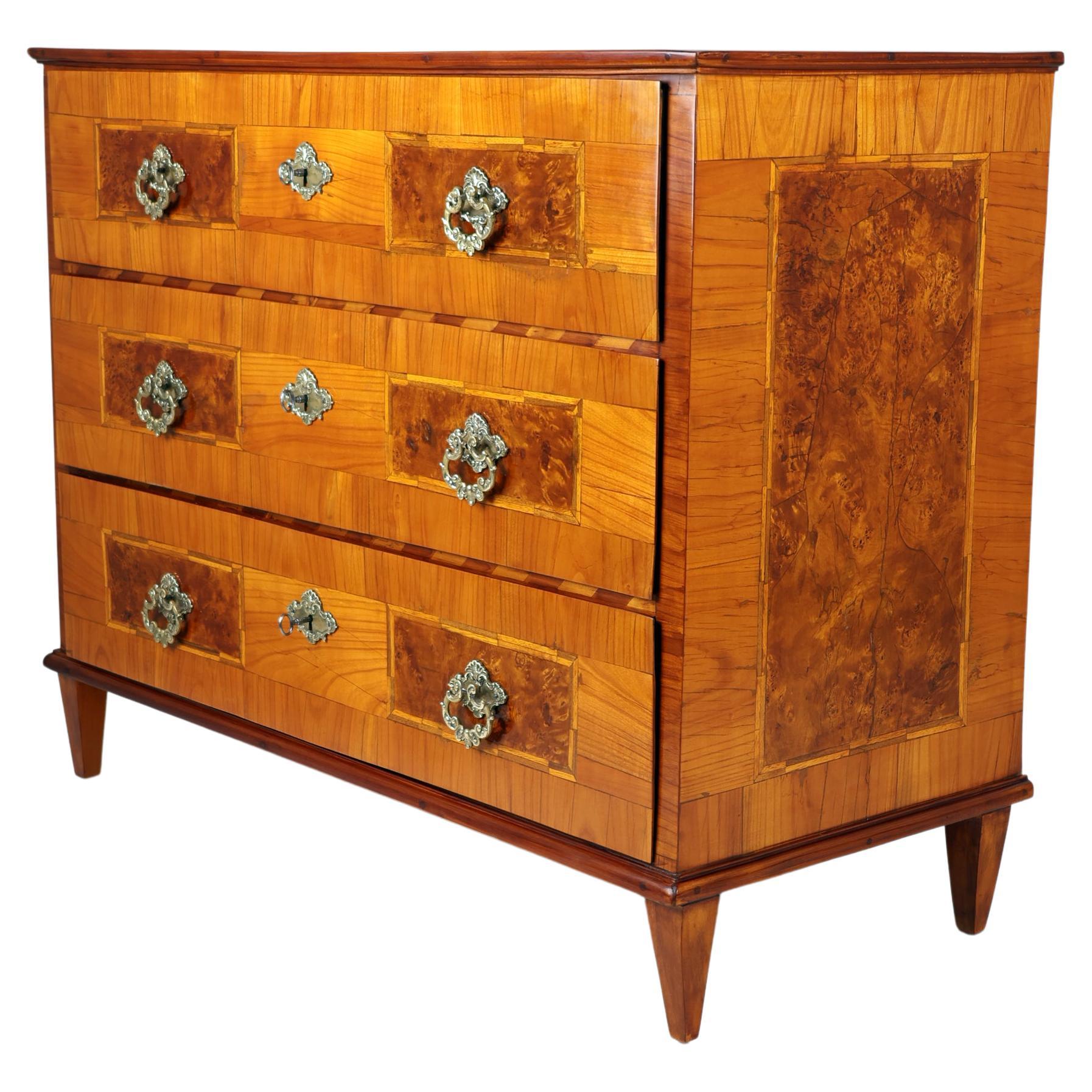 Louis XVI Chest of drawers from early 19th century , Cherry wood For Sale