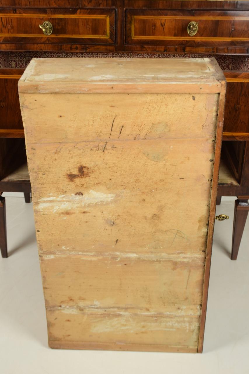 Louis XVI Chest of Drawers in Rosewood with Siena Yellow Marble For Sale 6