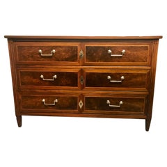 Antique Louis XVI Chest of Drawers, South German 1780, Walnut