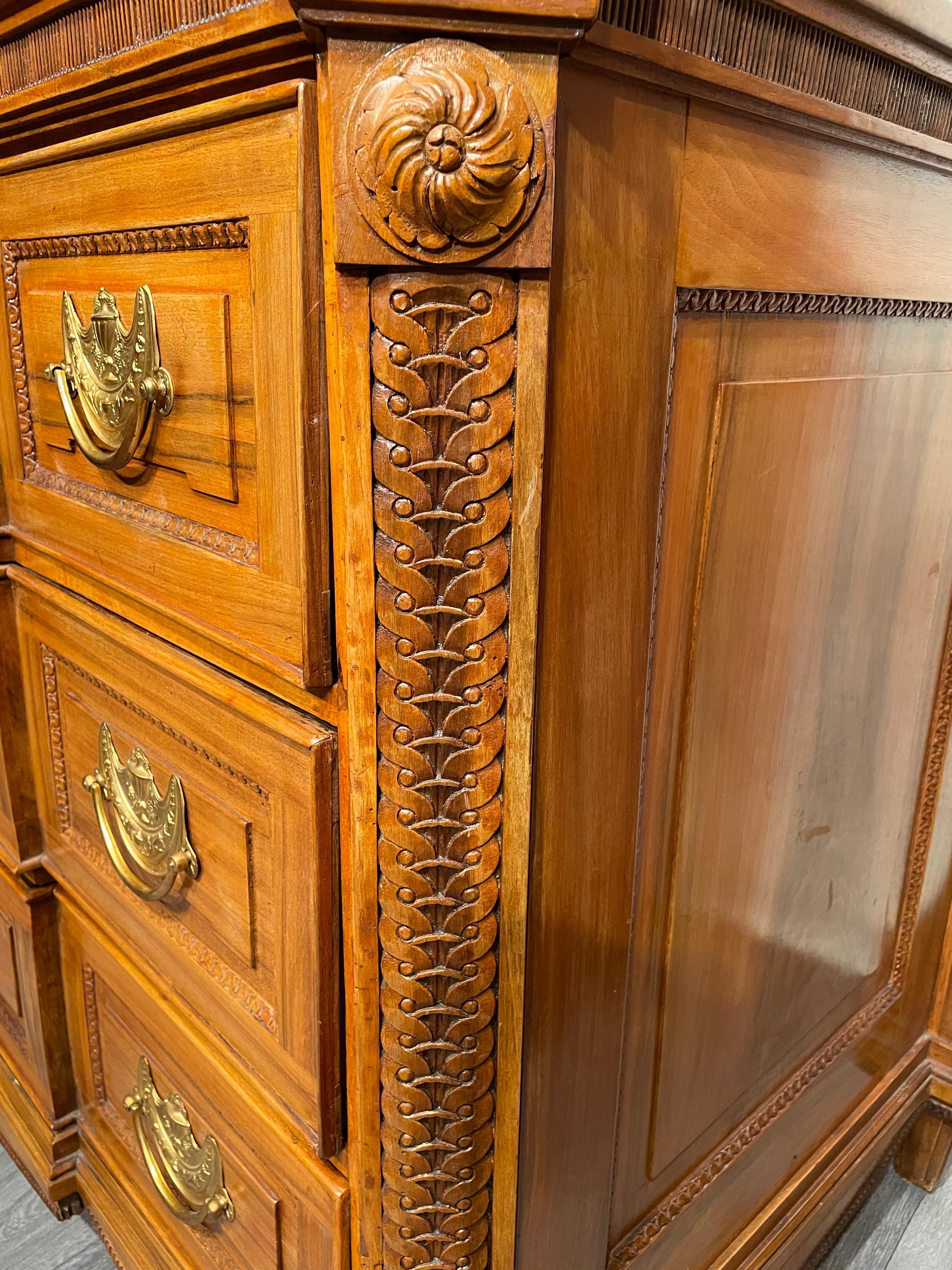 Late 18th Century Louis XVI Chest of Drawers, South West Germany, 1780 For Sale