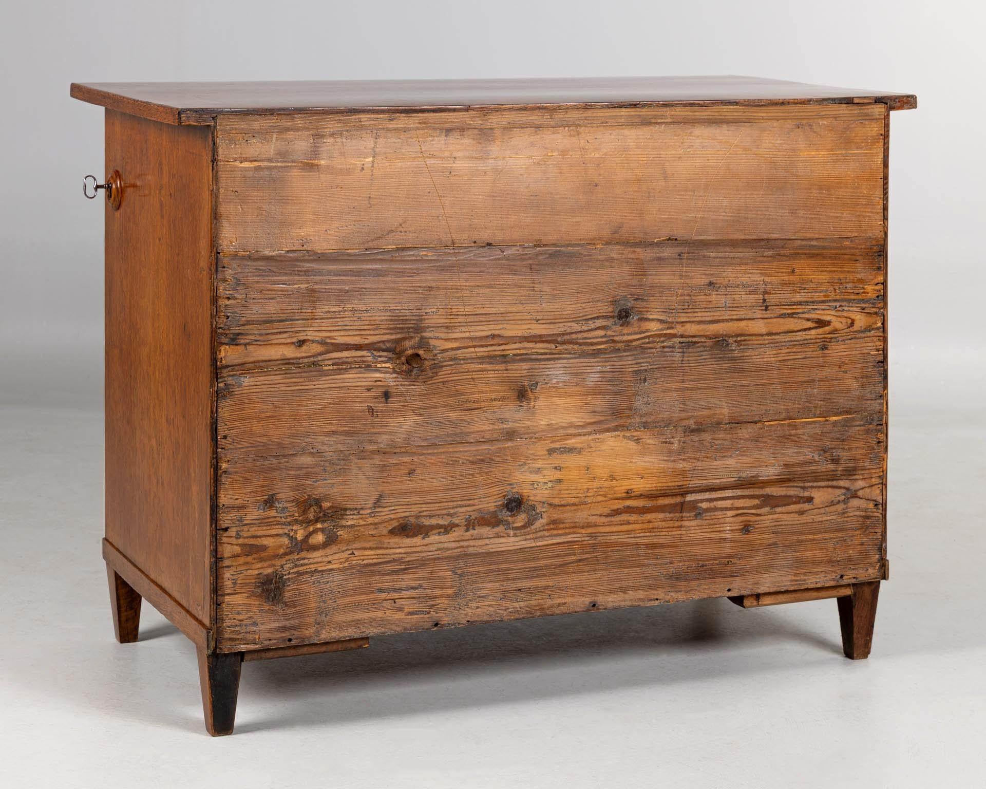 Louis XVI Chest of Drawers with Central Locking System, Germany, Early 19th Ct. For Sale 7