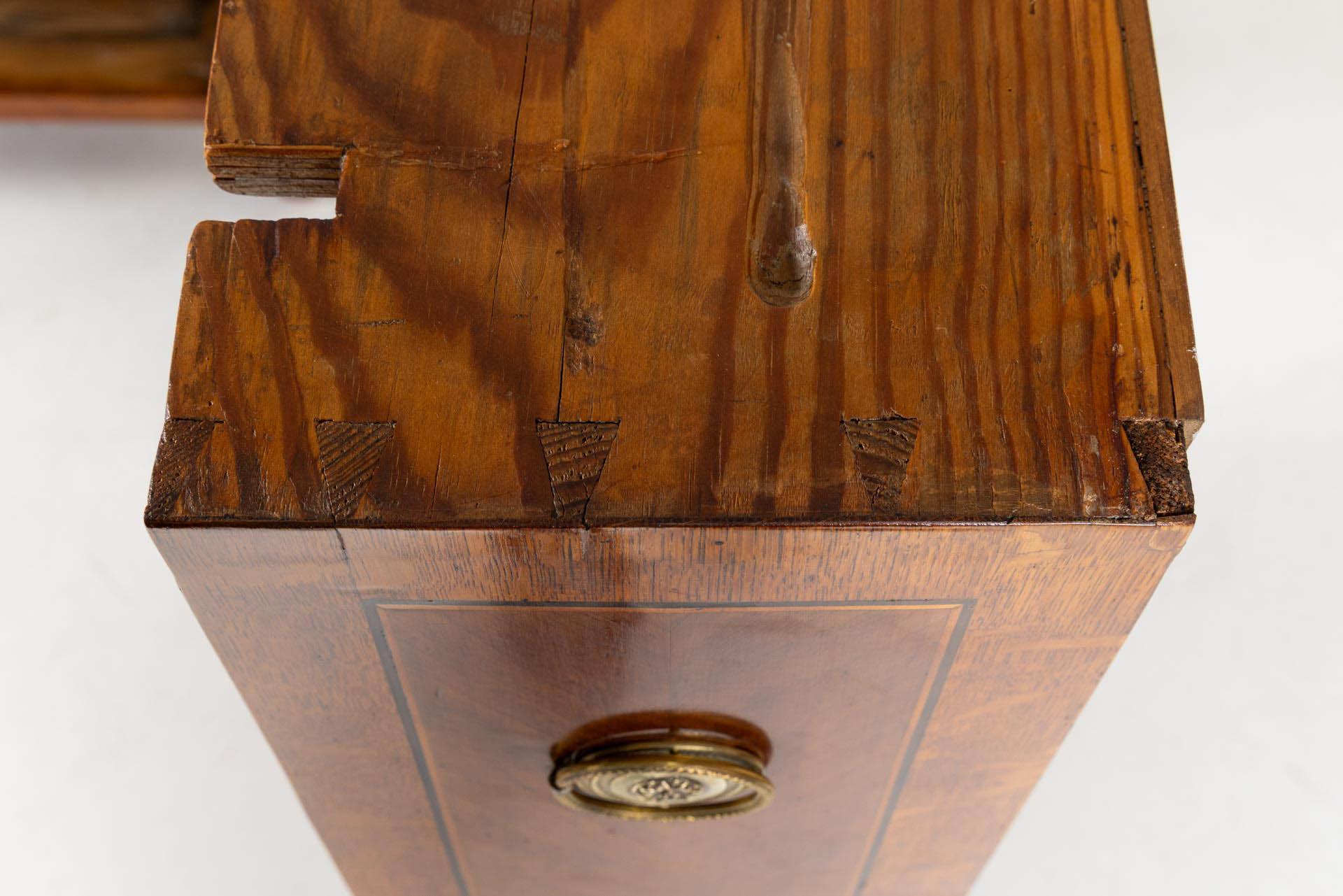 Louis XVI Chest of Drawers with Central Locking System, Germany, Early 19th Ct. For Sale 3