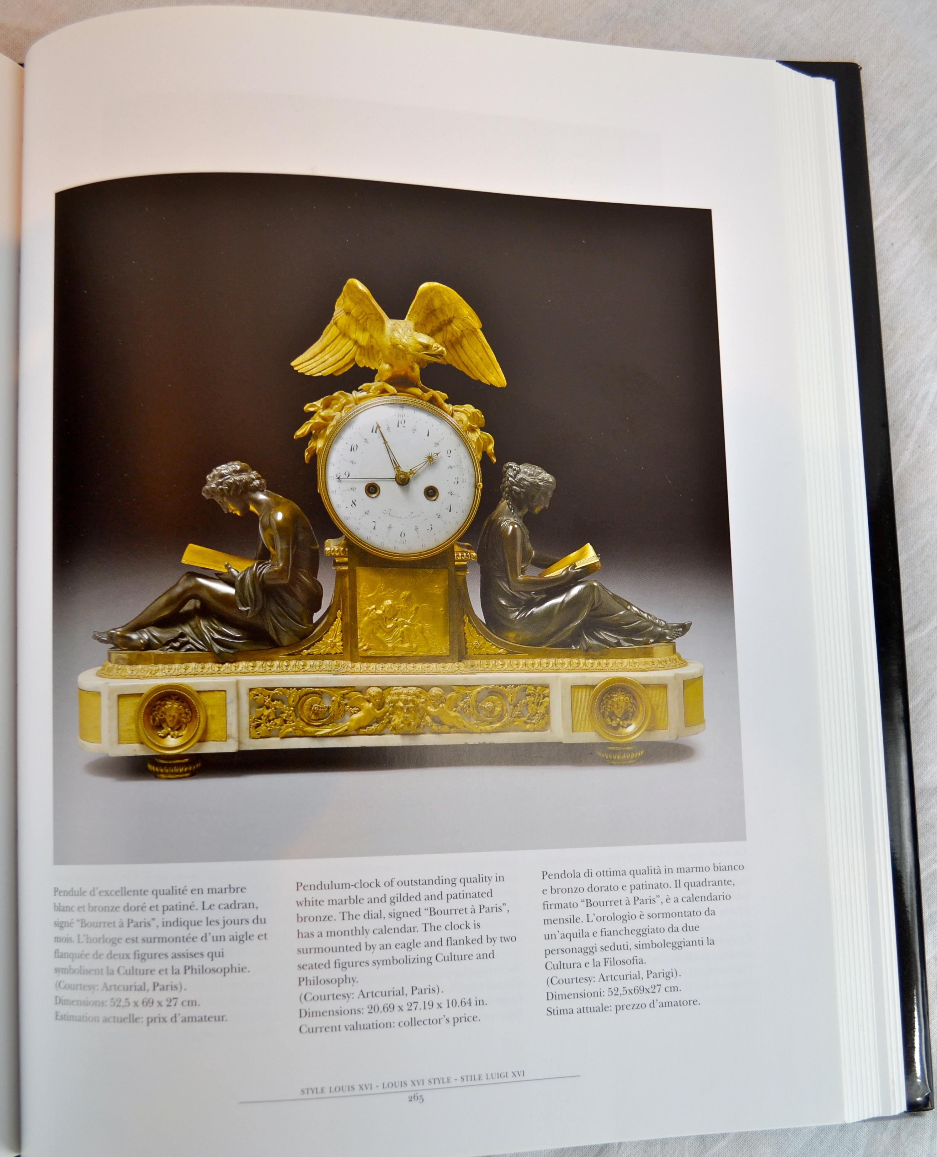 Louis XVI Clock Depicting L’Etude 'Learning' et La Philosophie 'Philosophy' For Sale 6