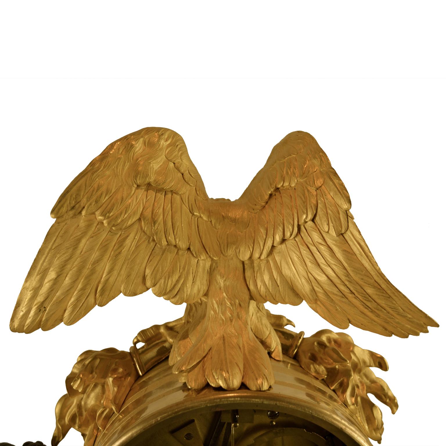 Marbre Horloge Louis XVI représentant l'Étude et la philosophie de l'Étude en vente