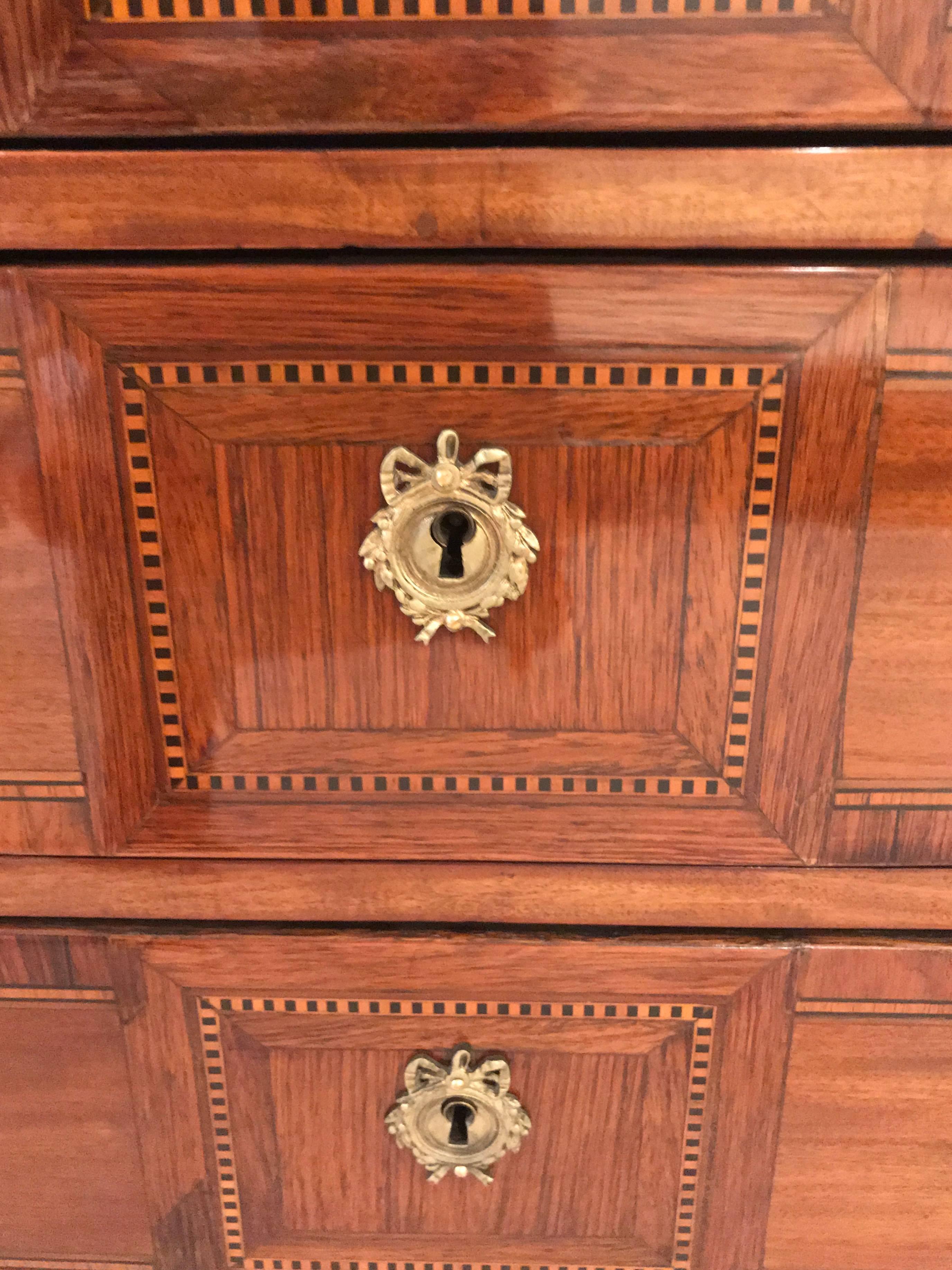 Late 18th Century Louis XVI Chest of Drawers, France, 1780