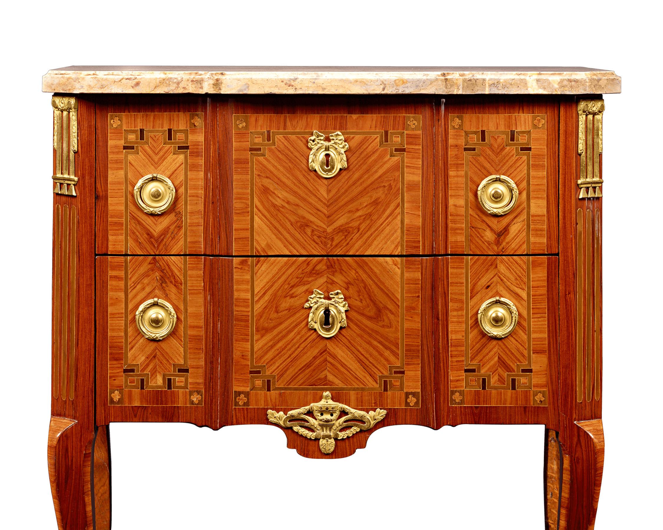 French Louis XVI Commode by Pierre Roussel For Sale