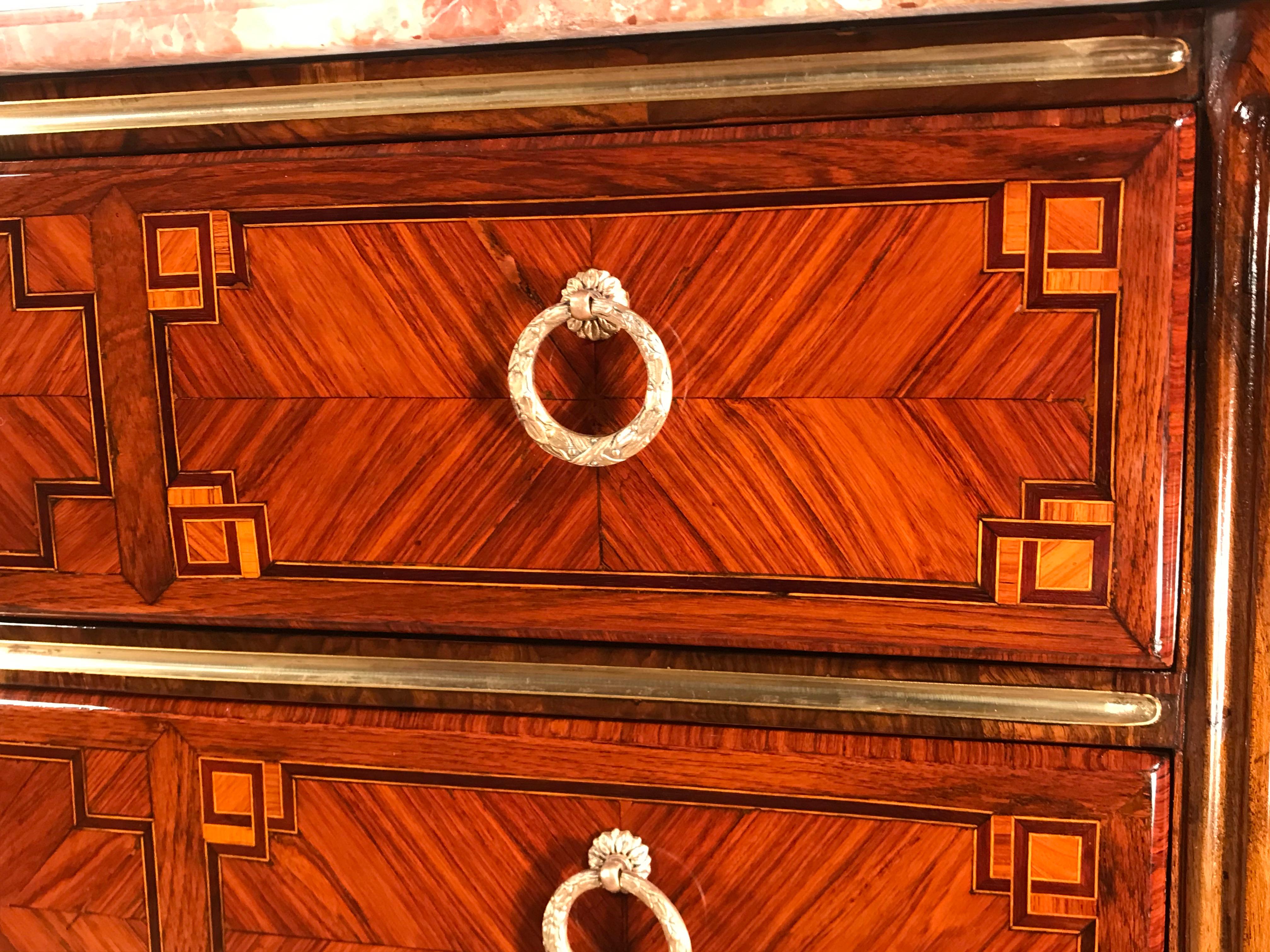 Louis XVI Commode, France 1780, Kingwood Marquetry 2