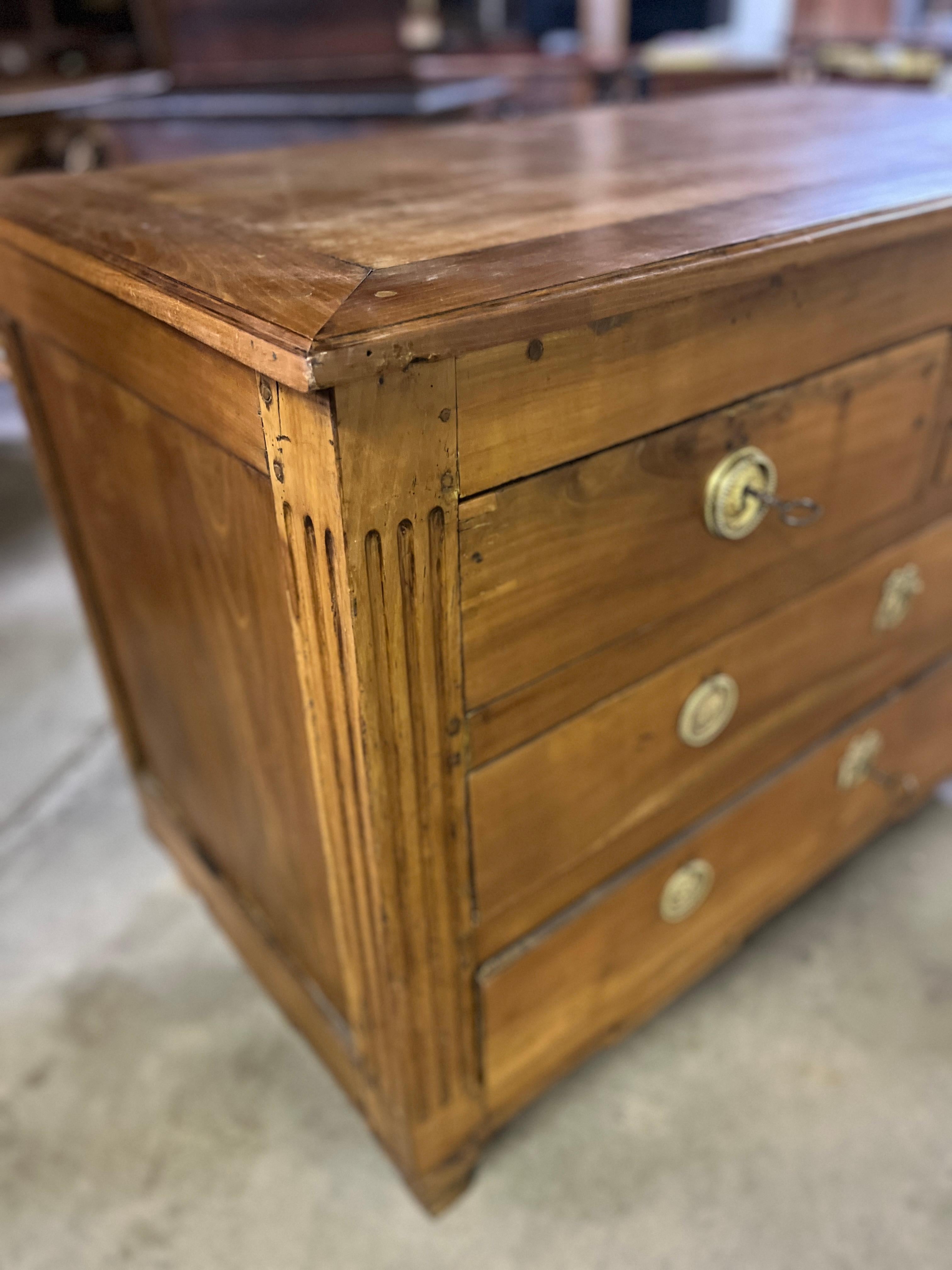 Commode Luigi XVI in Wood Wood Fine XVIII secolo in vendita 2