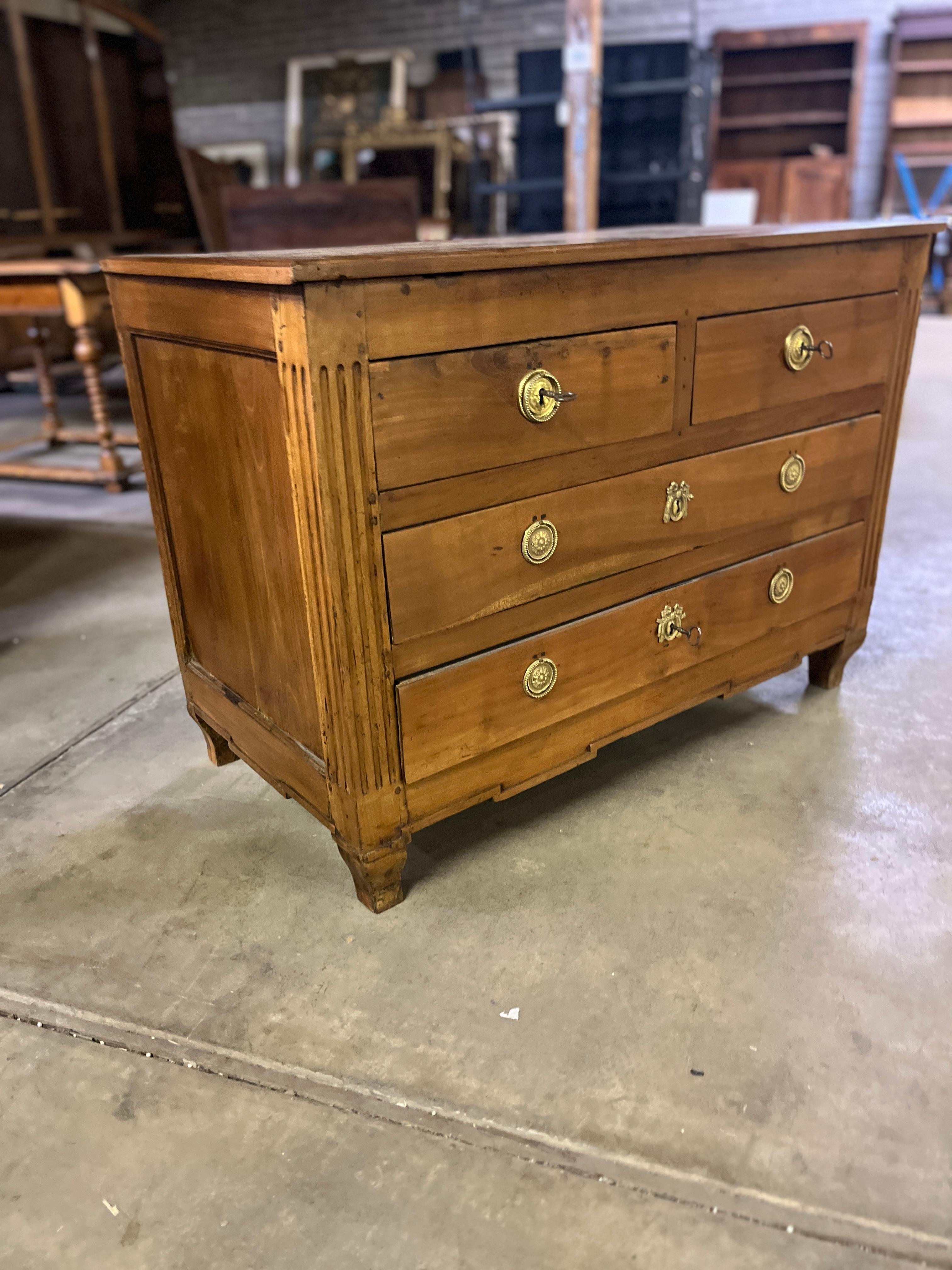 Commode Luigi XVI in Wood Wood Fine XVIII secolo in vendita 3