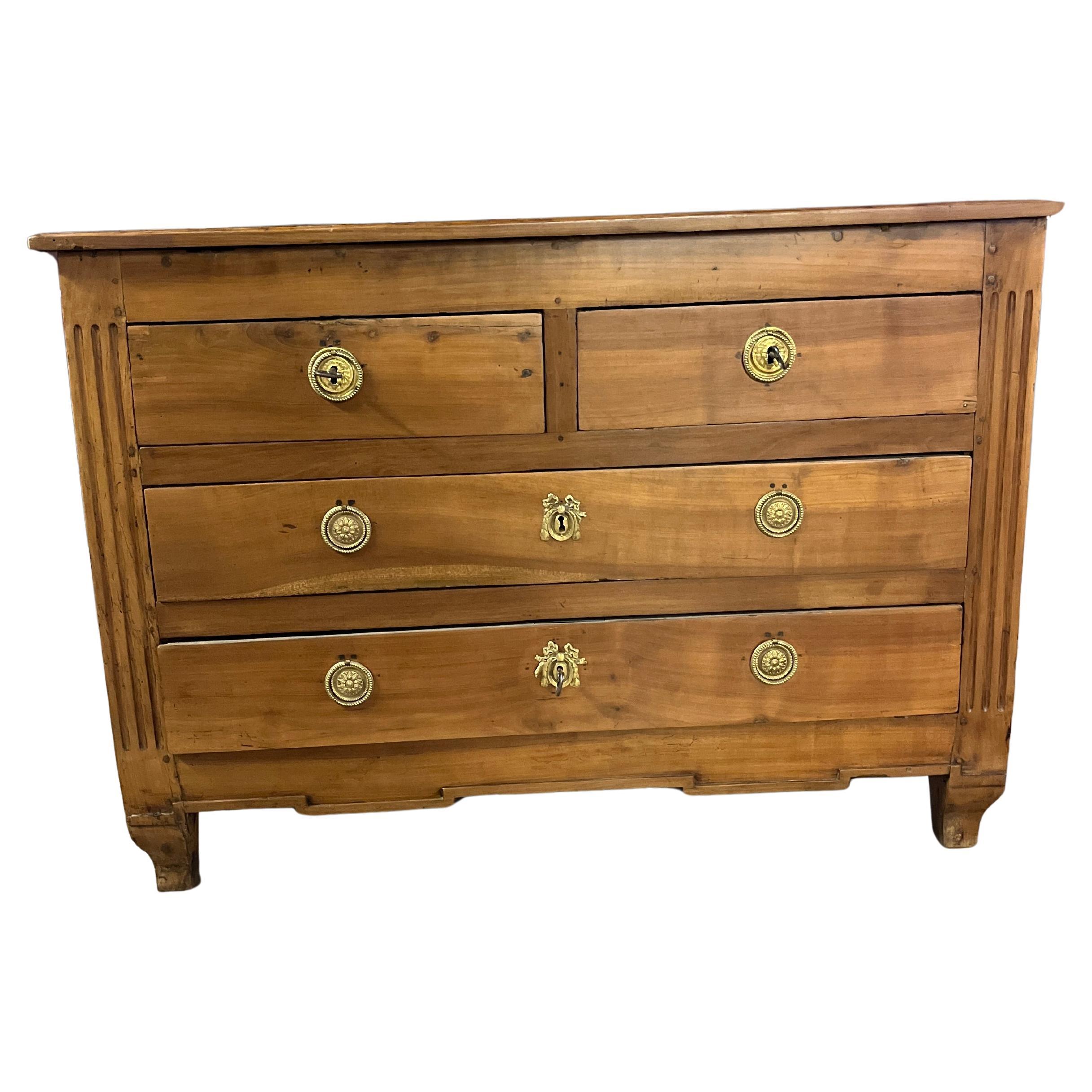 Commode Luigi XVI in Wood Wood Fine XVIII secolo in vendita
