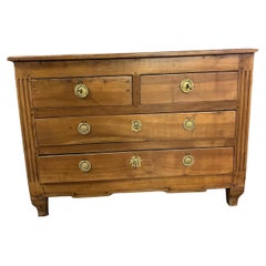 Commode Louis XVI en Wood Wood Fin du 18ème siècle