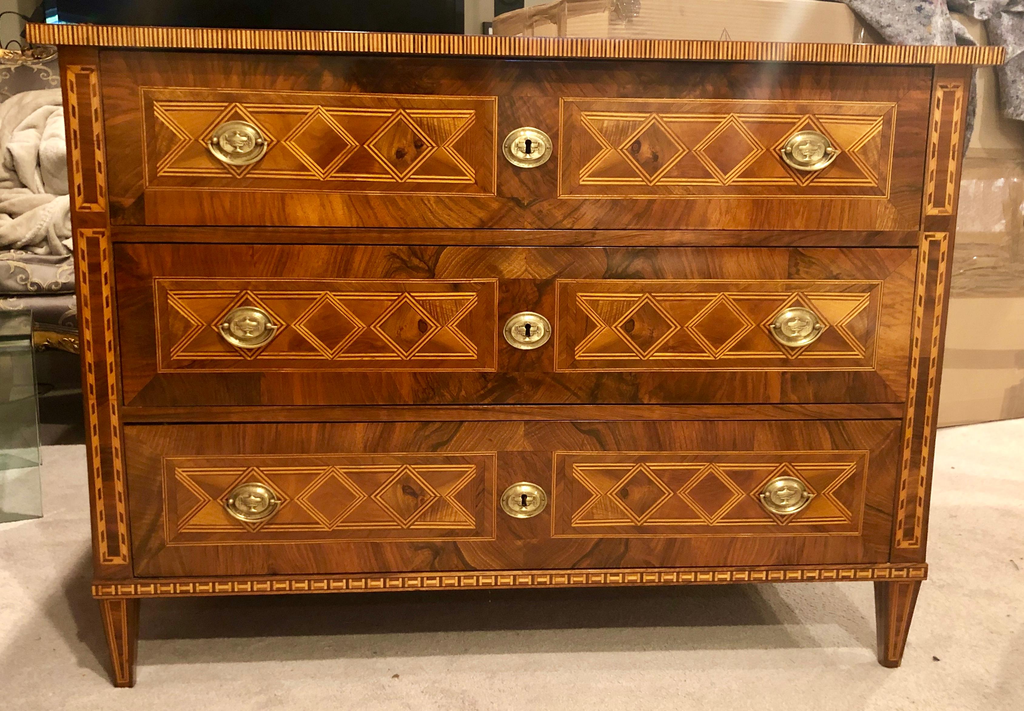 Louis XVI Chest of Drawers, South German, 1780 7