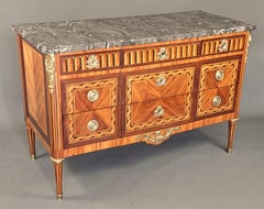 Louis XVI Commode Stamped Nicolas Virrig