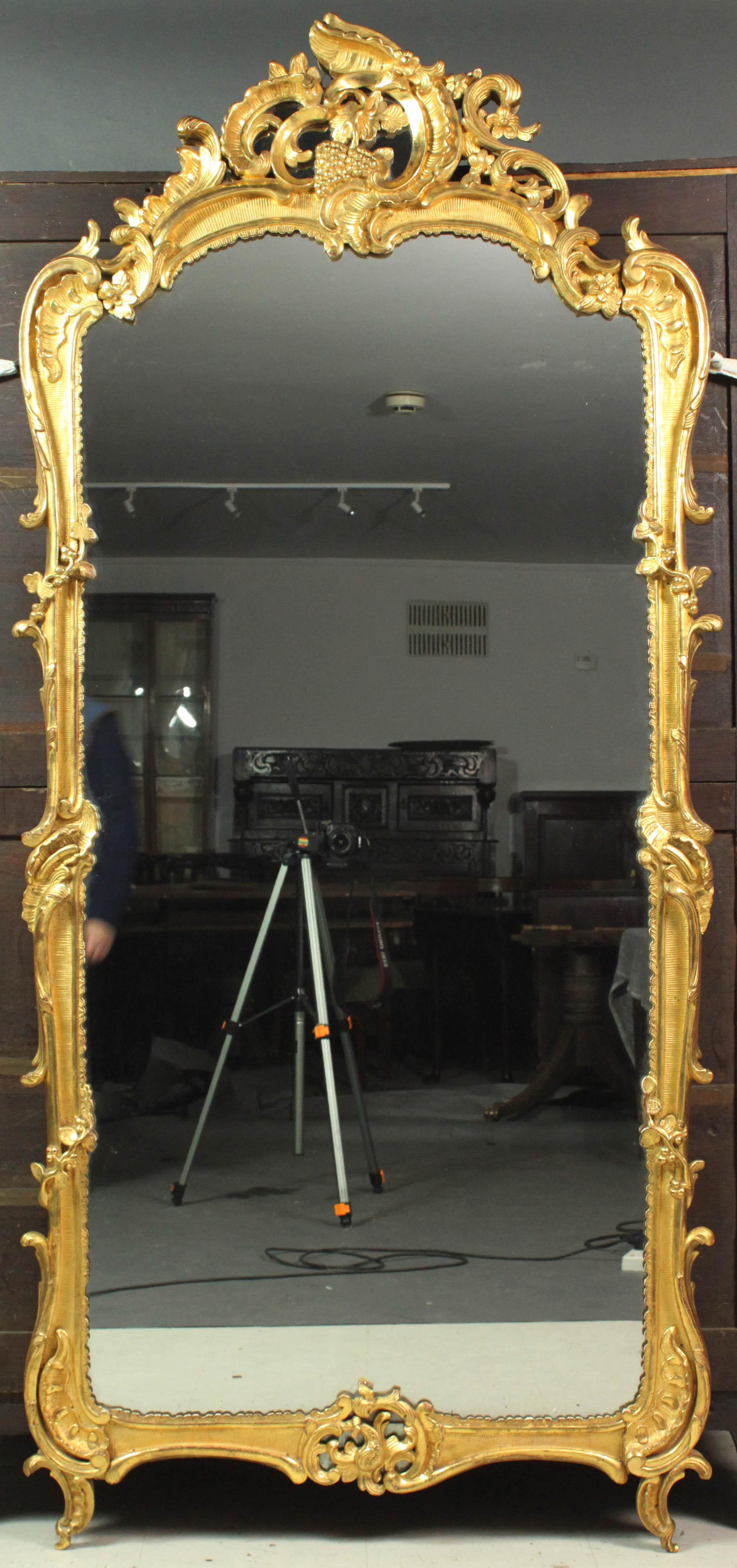 French Louis XVI Console and Louis XVI Mirror