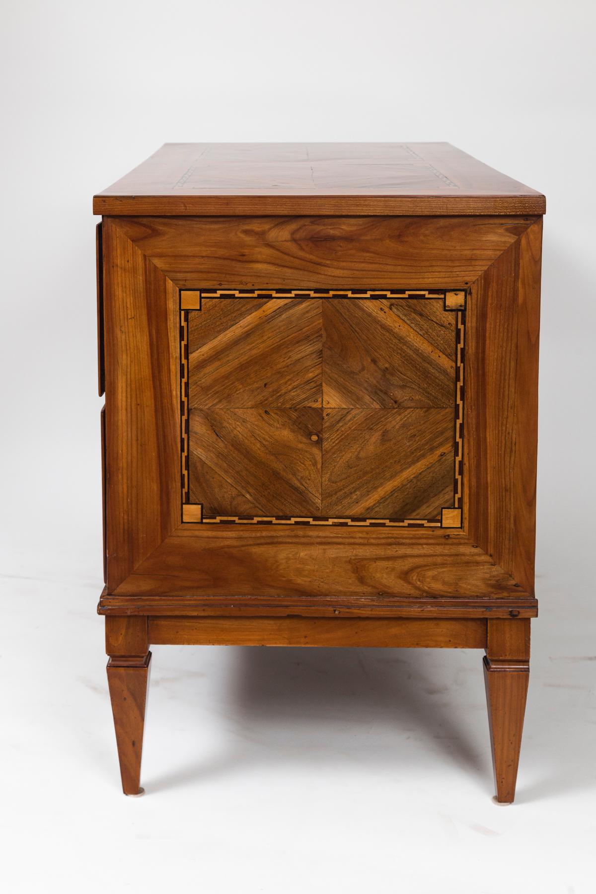 Late 18th Century Louis XVI Continental Commode in Fruitwood