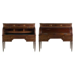 Louis XVI cylinder desk - 16th century