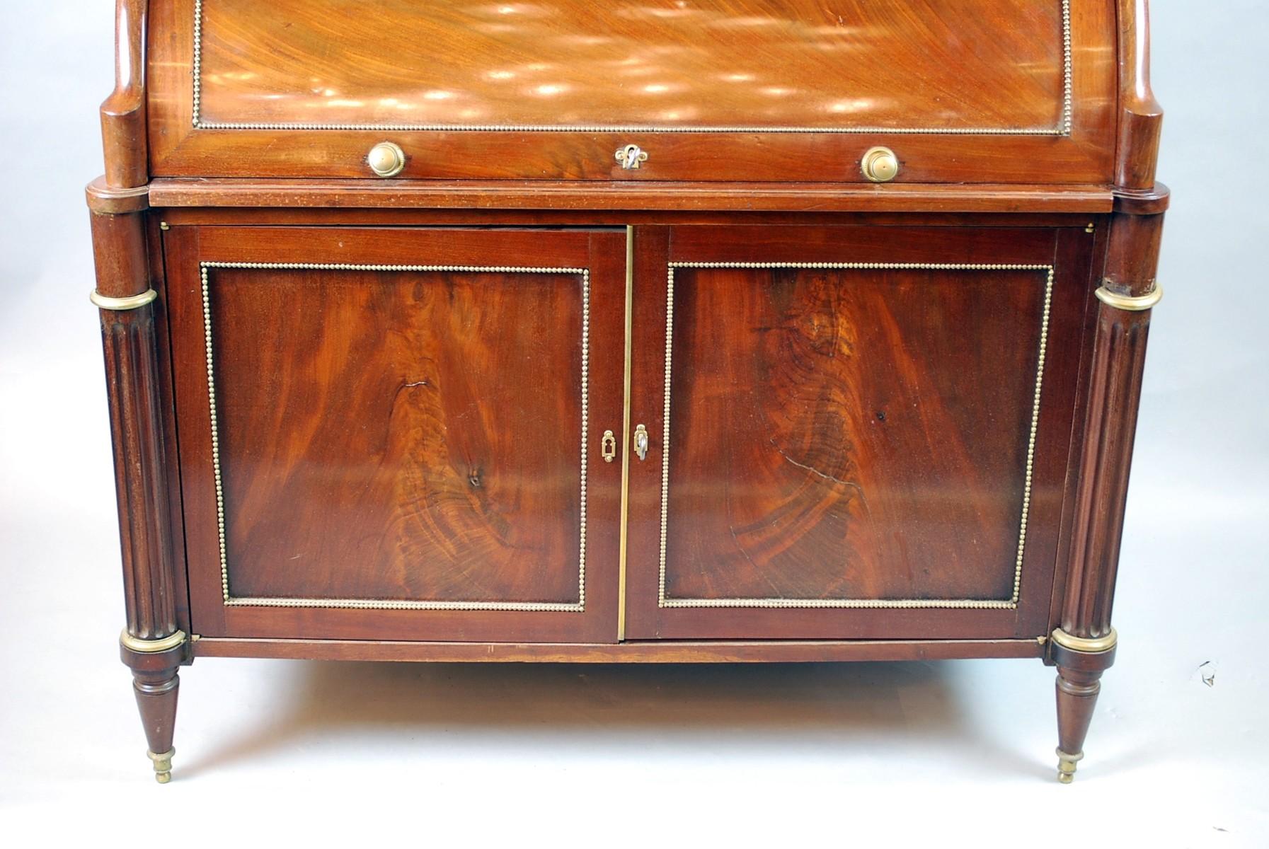 18th Century Louis XVI Cylinder Secretary For Sale