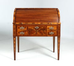 Louis XVI Cylinder Secretary, Writing Desk, Walnut, circa 1800