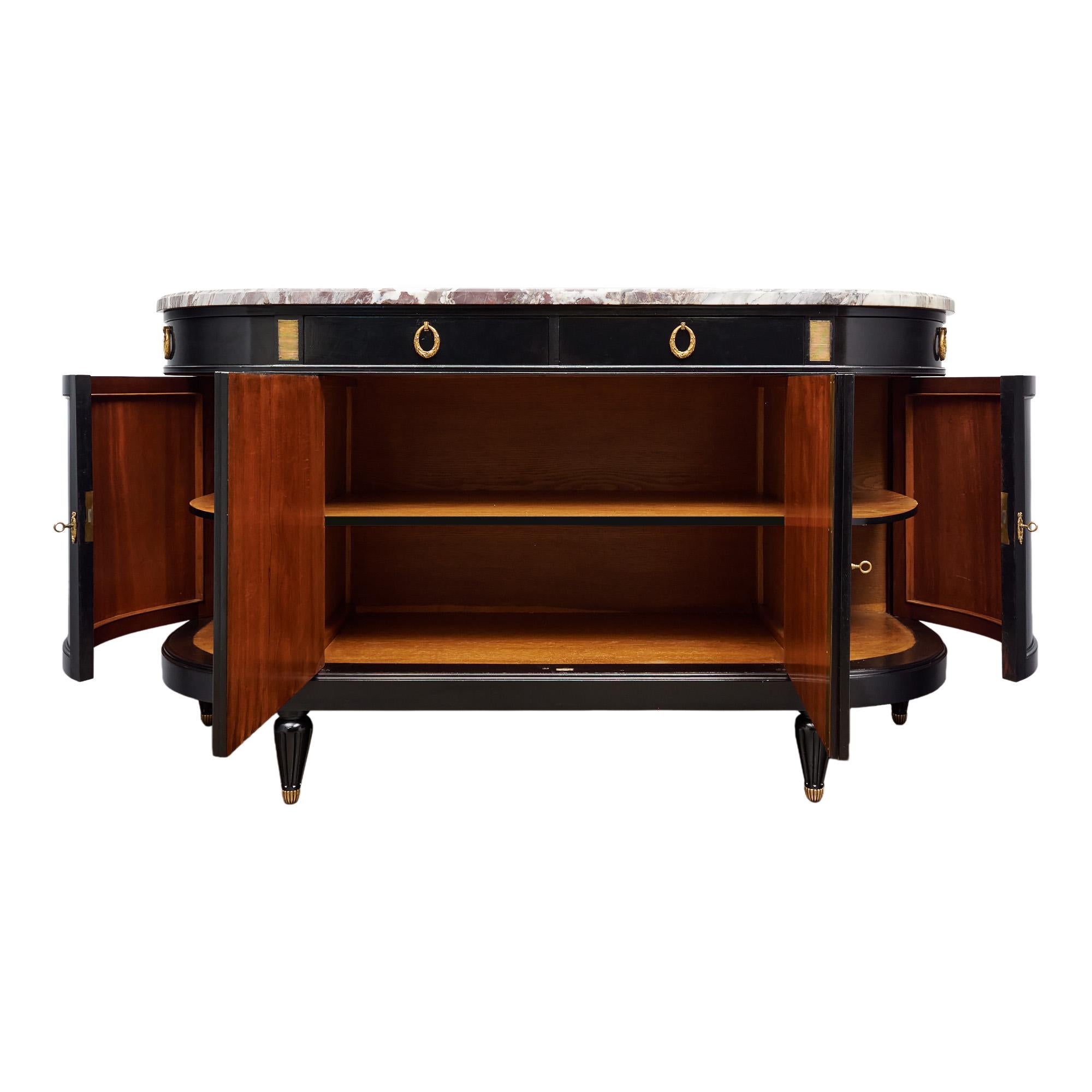 Louis XVI Demilune Buffet For Sale 2